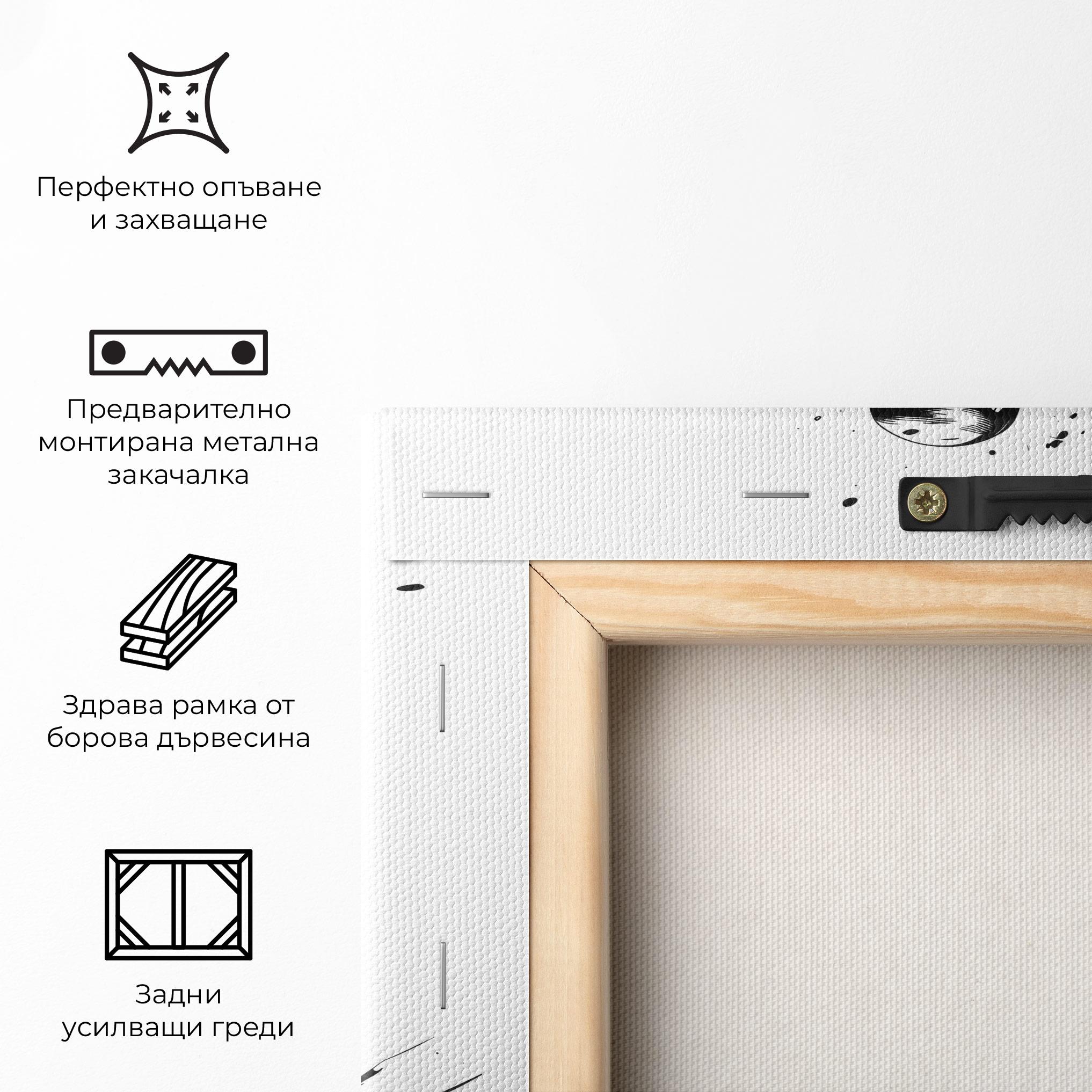 Картина на платно Baseball Splash mockup 5