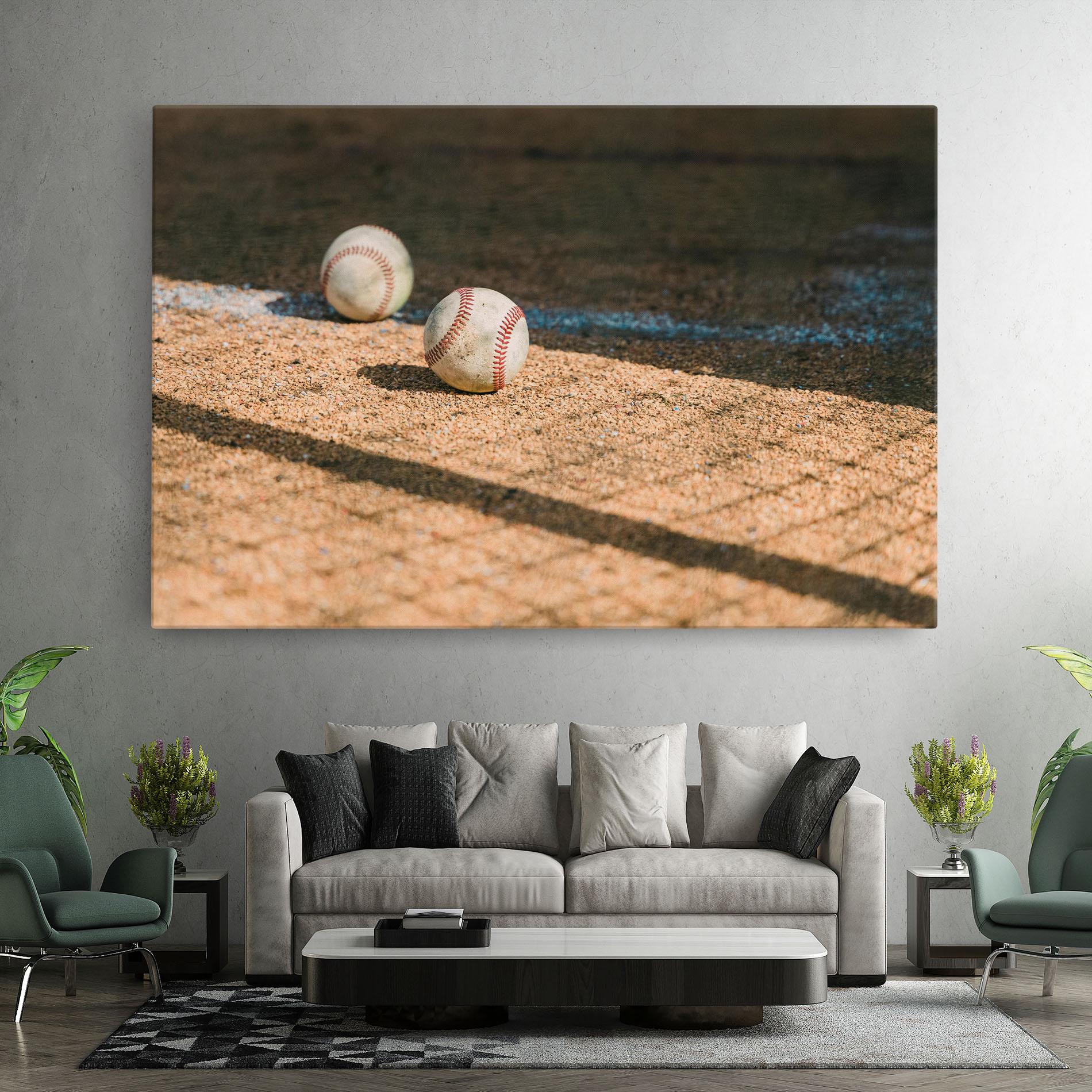 Картина на платно Baseball Balls mockup 7