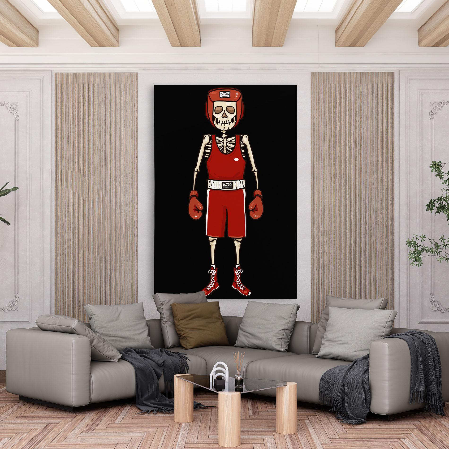 Картина на платно Bones Box mockup 6