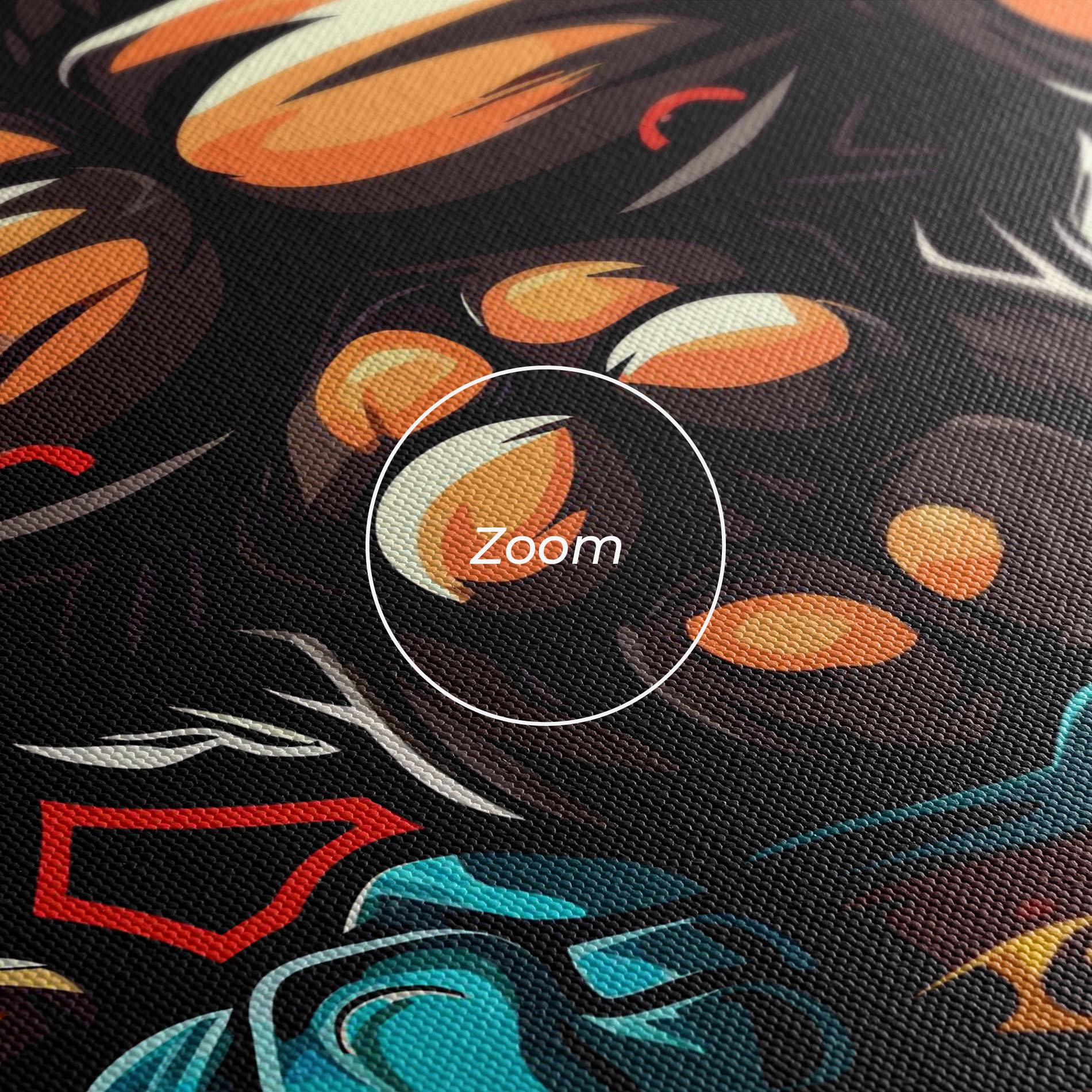 Картина на платно Light Blue Gloves mockup 3