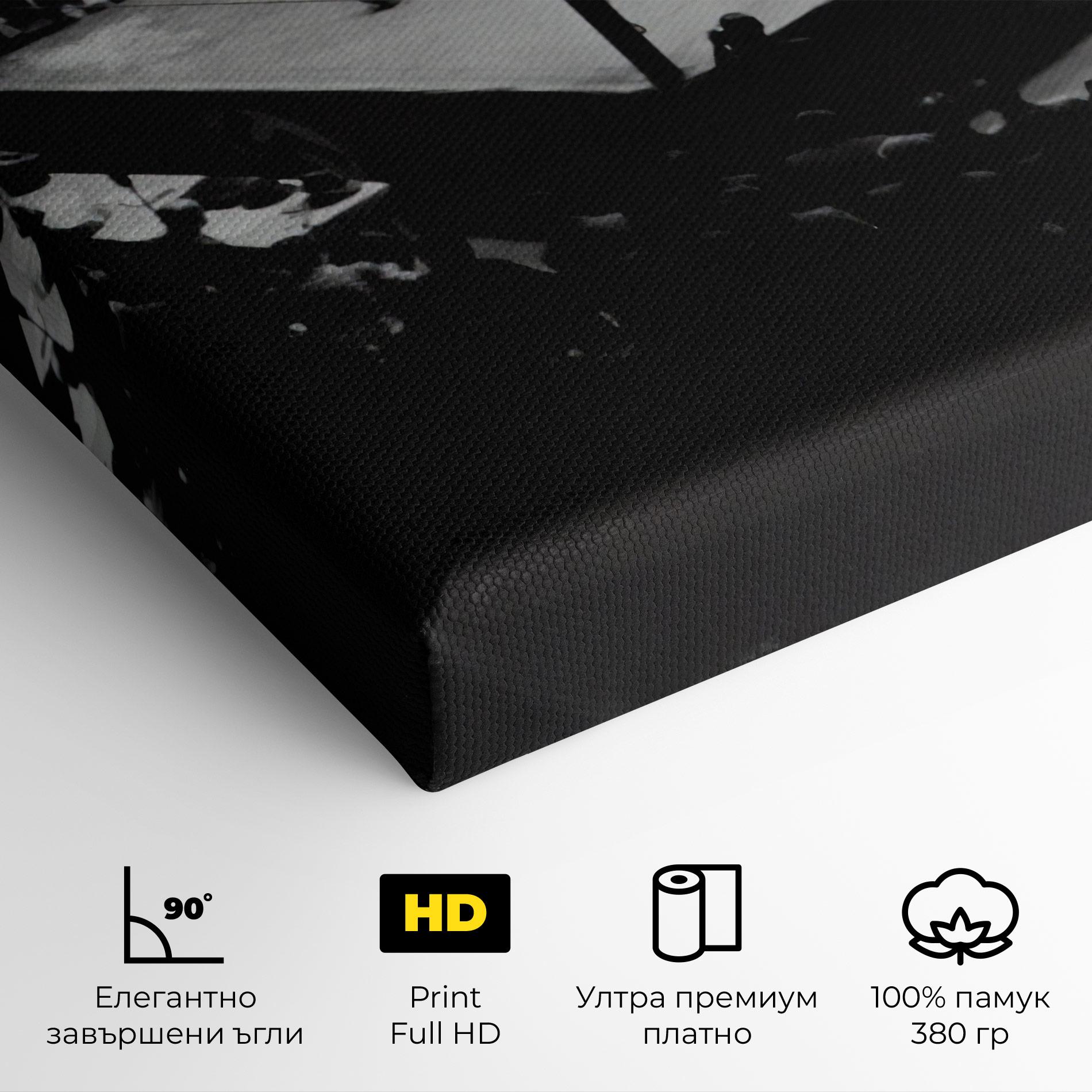 Картина на платно Grey Ring mockup 4