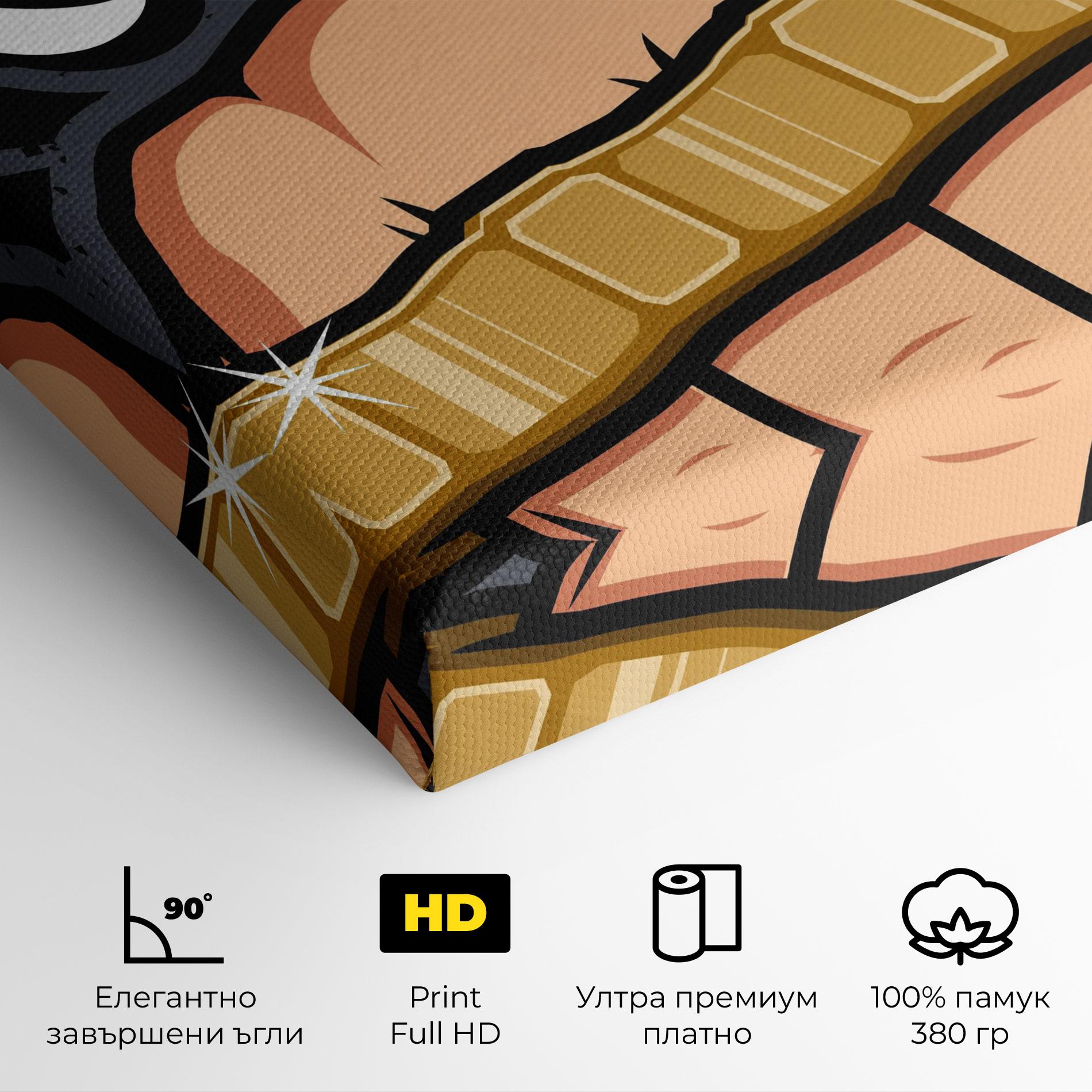 Картина на платно Knuckles mockup 4