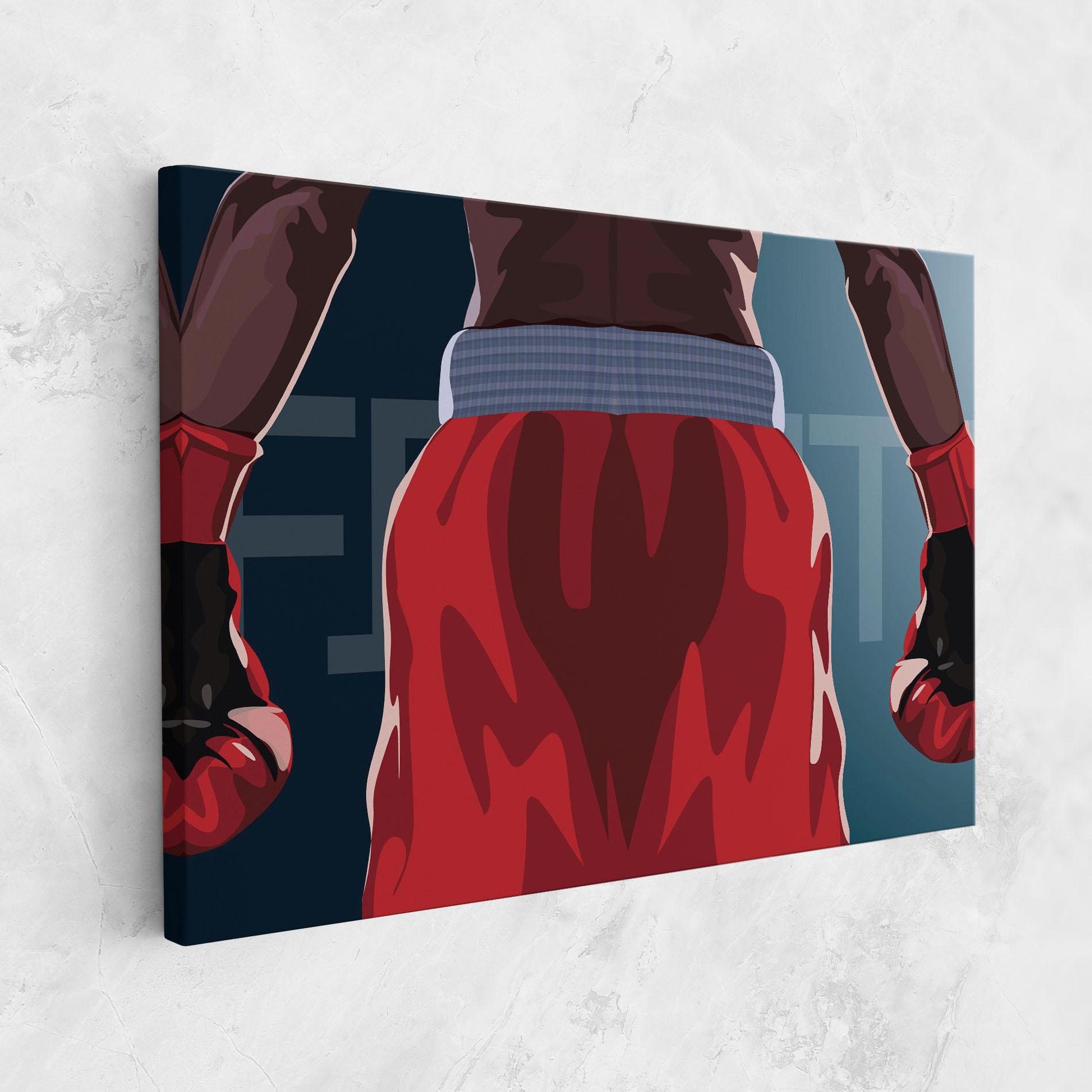 Картина на платно Fight Box mockup 1