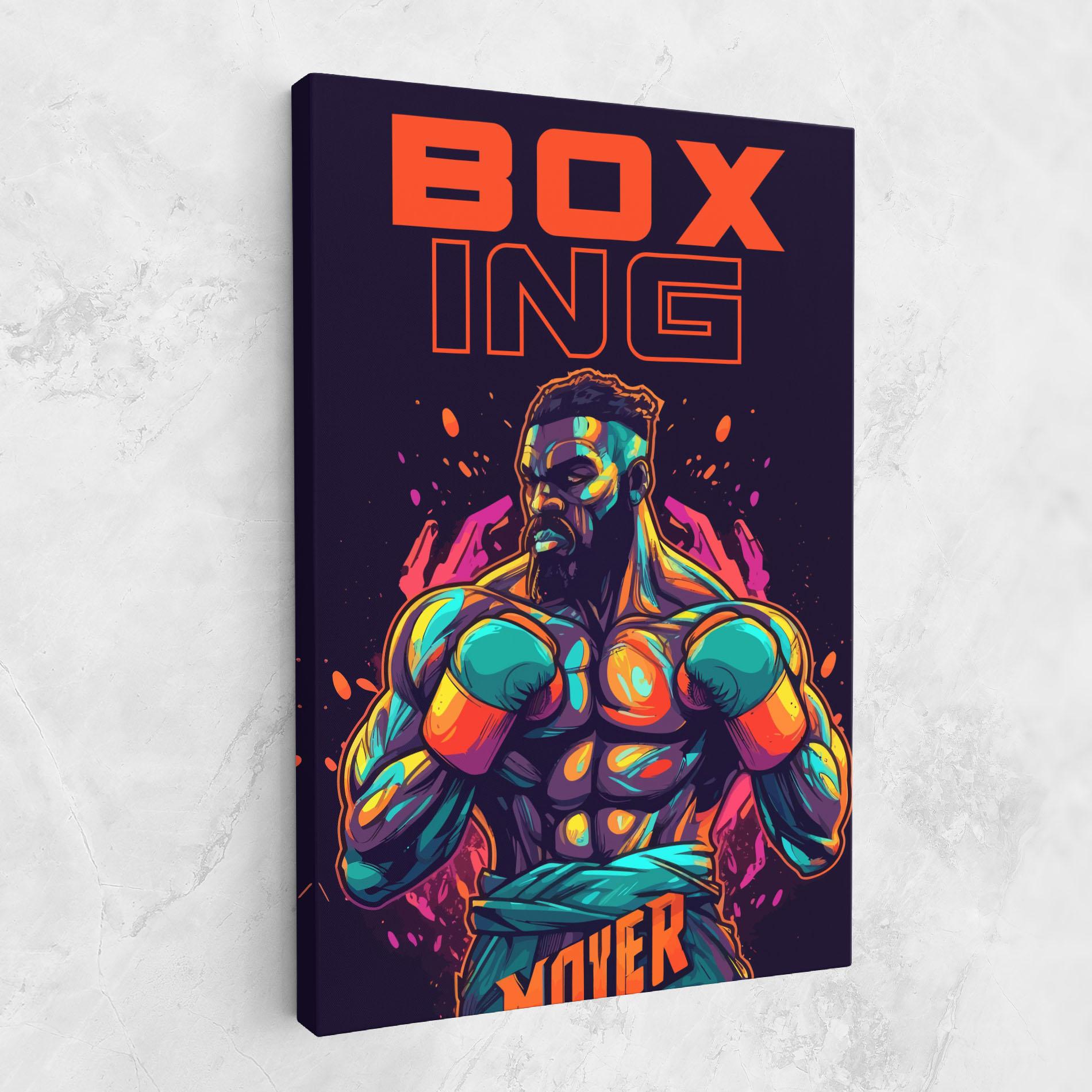 Картина на платно Box Ing mockup 1