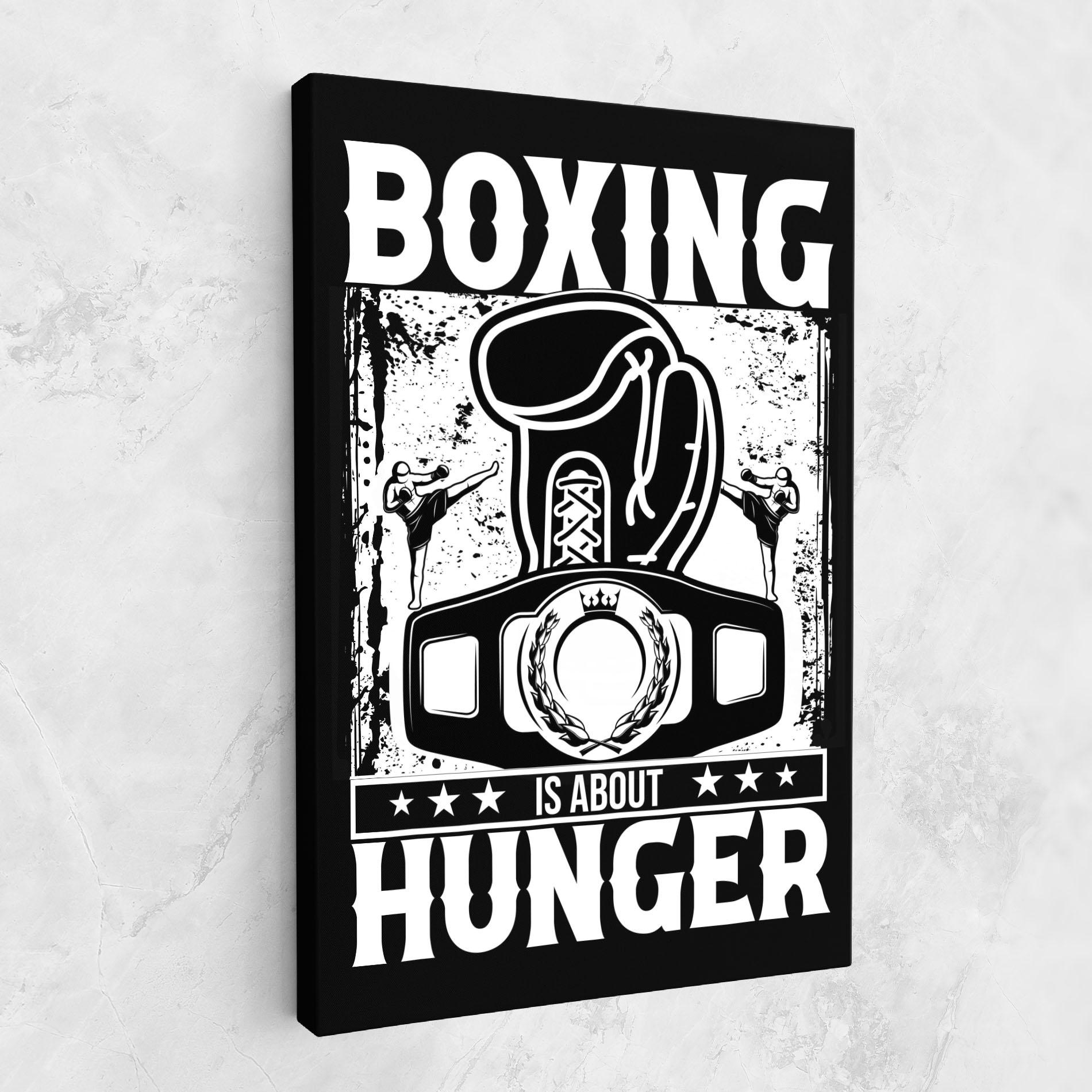 Картина на платно Boxing Hunger mockup 1