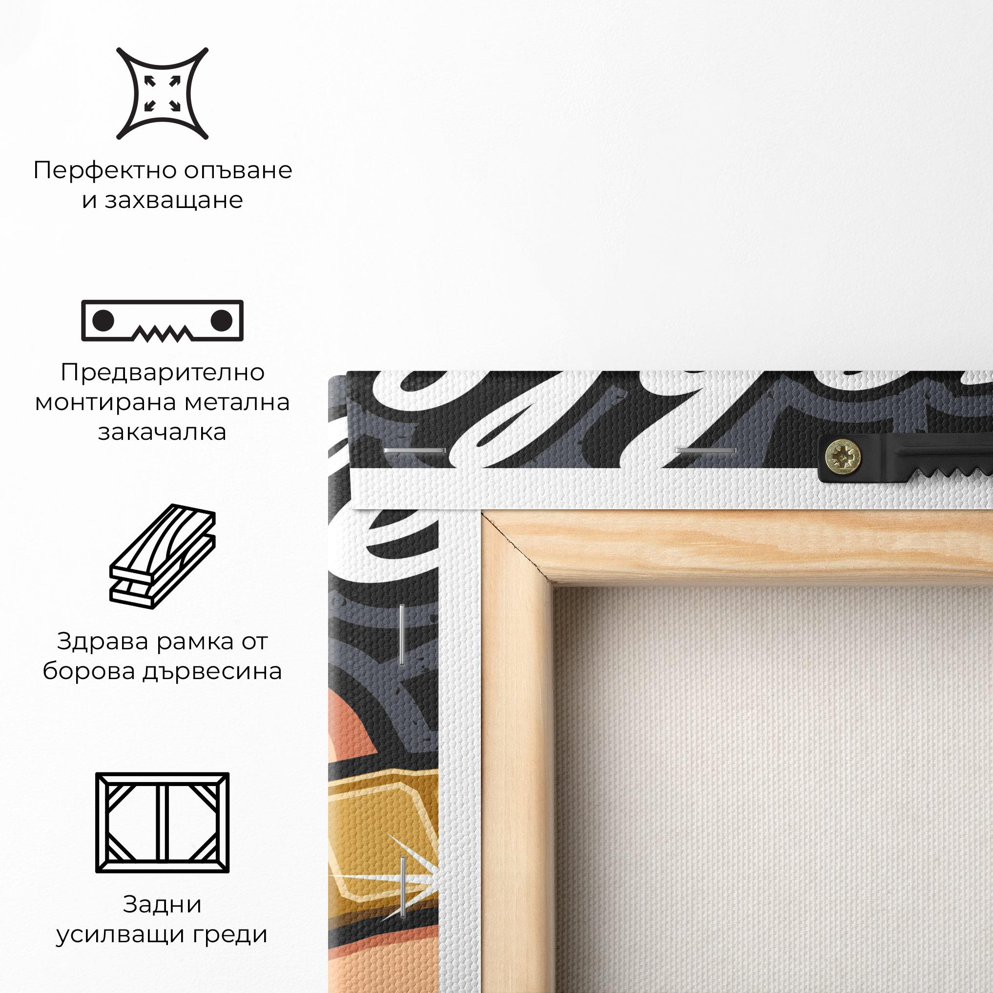 Картина на платно Knuckles mockup 5