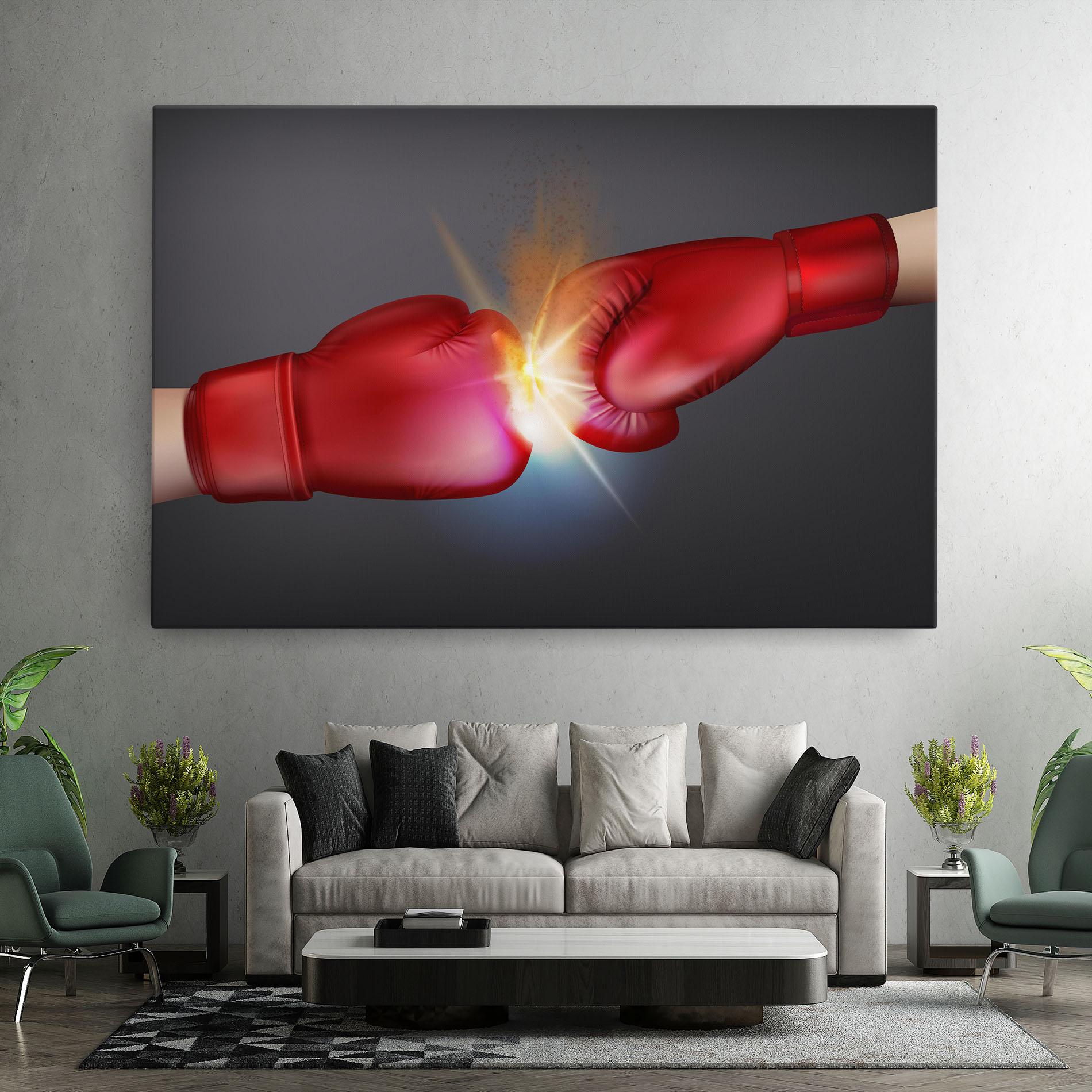 Картина на платно Box Explosion mockup 7