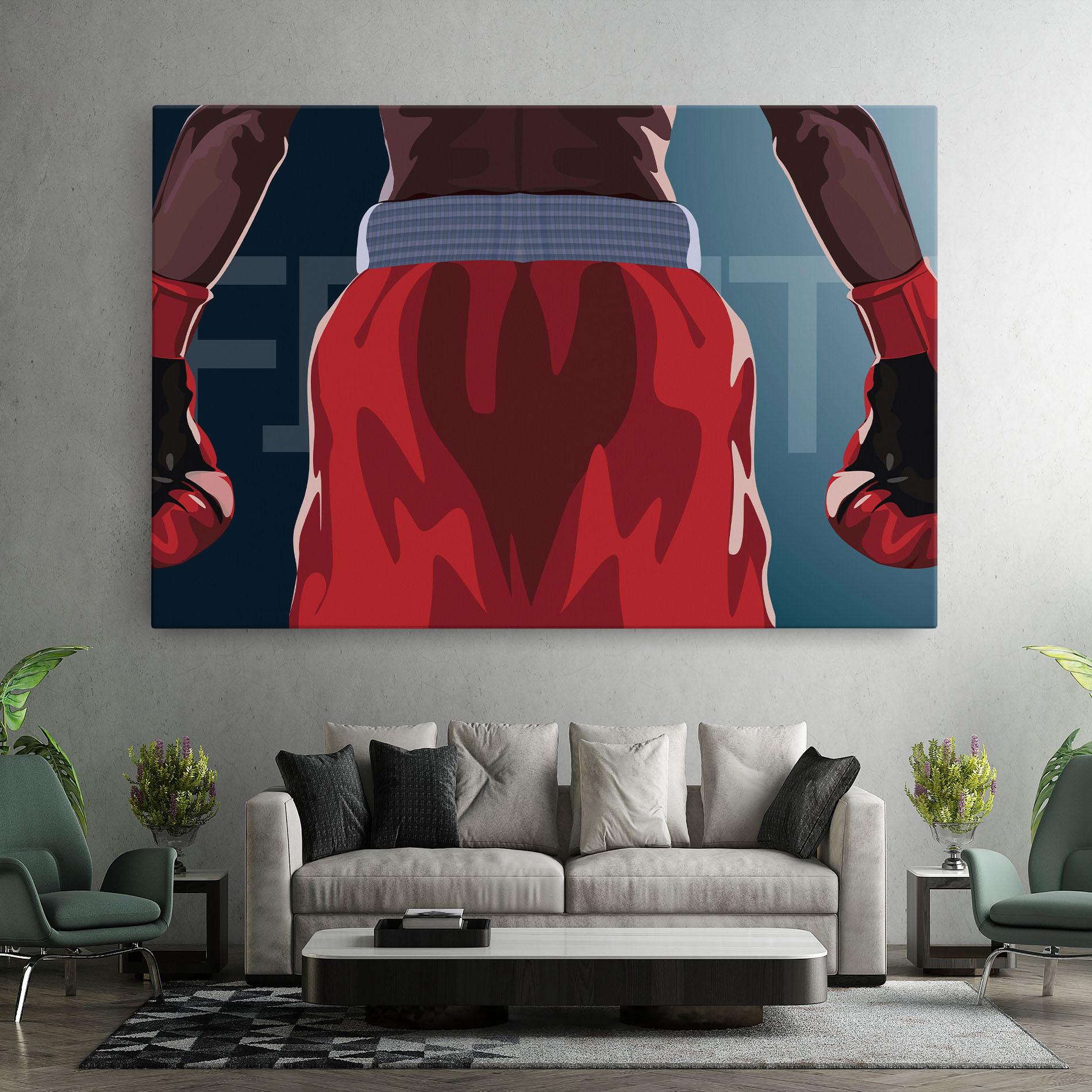 Картина на платно Fight Box mockup 7