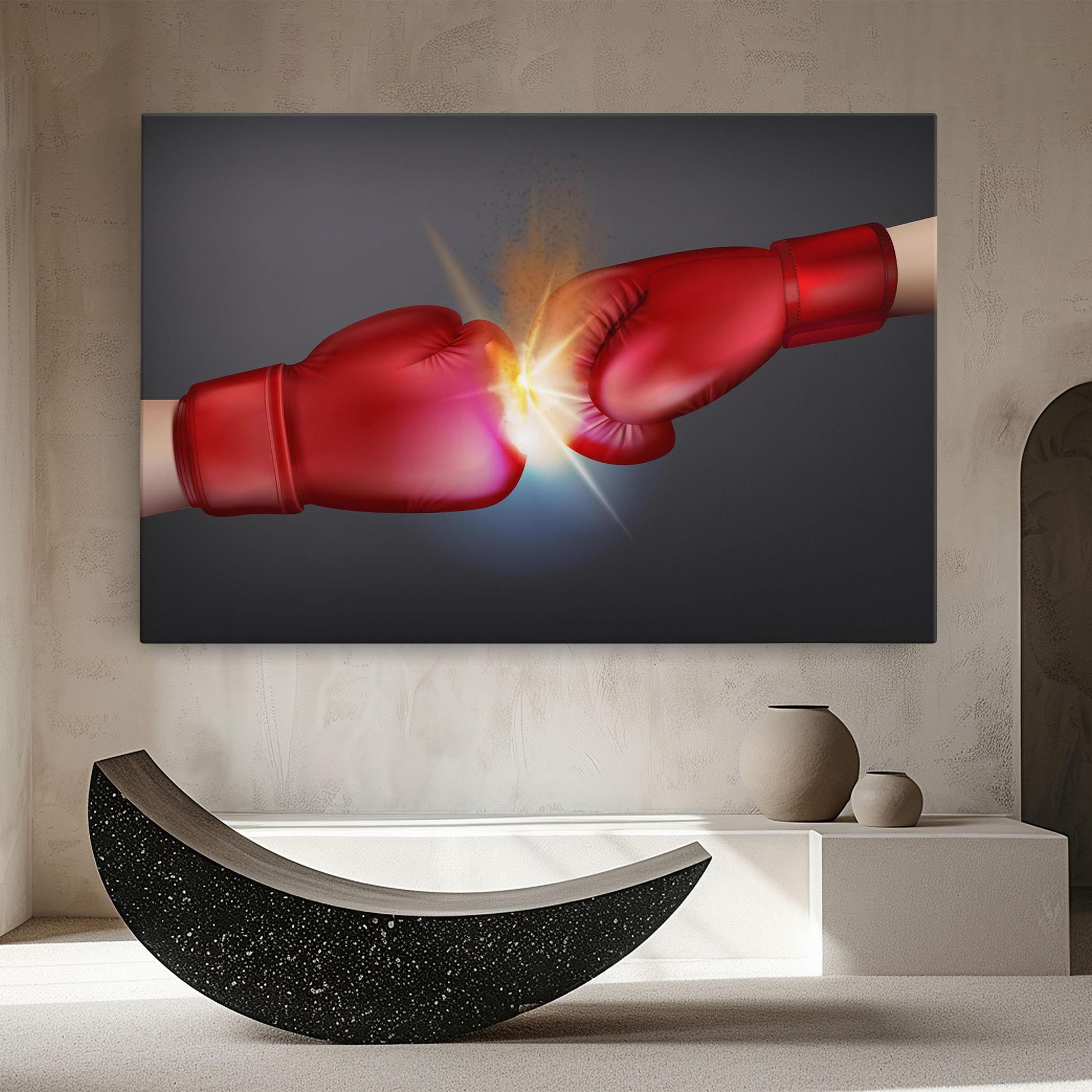 Картина на платно Box Explosion mockup 8