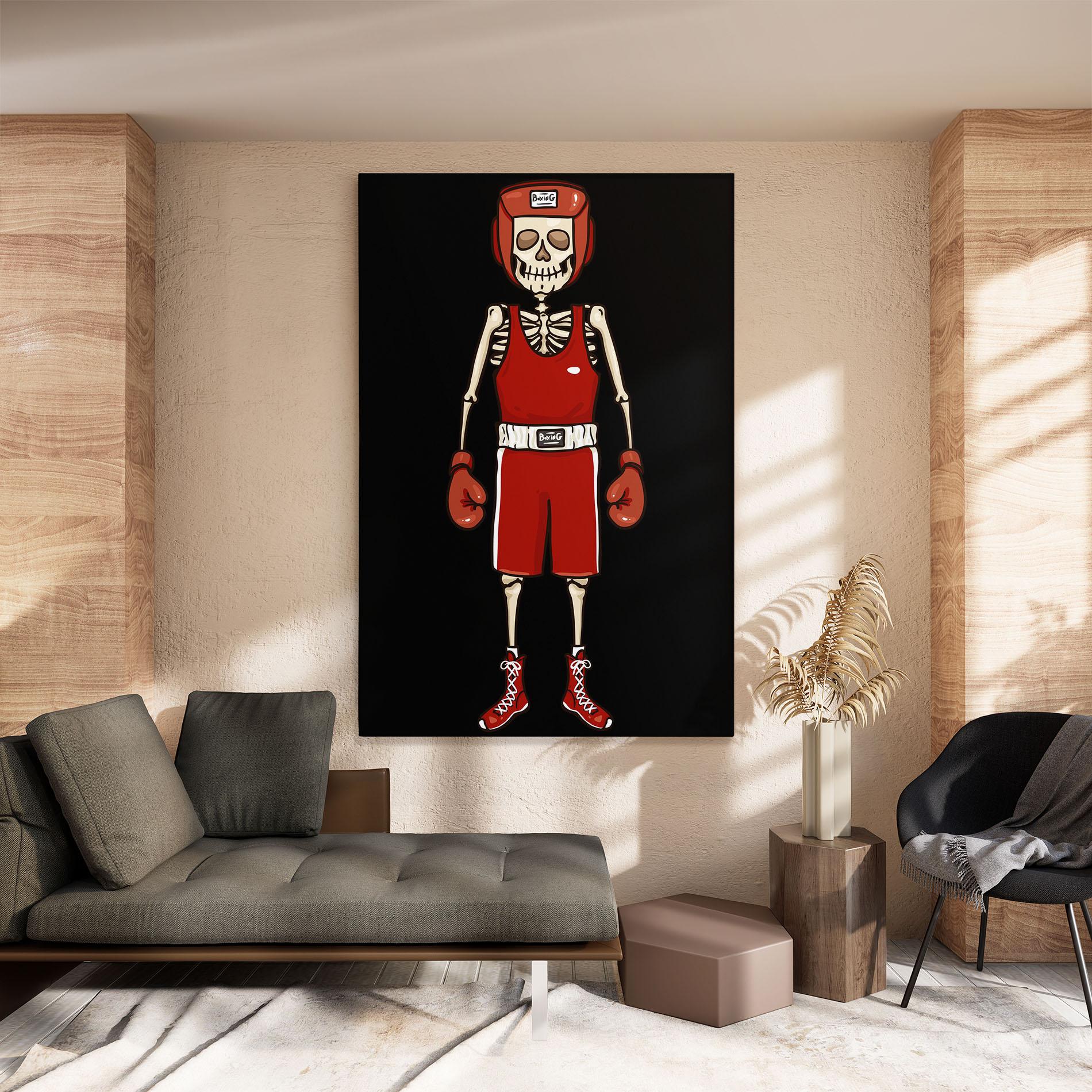 Картина на платно Bones Box mockup 8