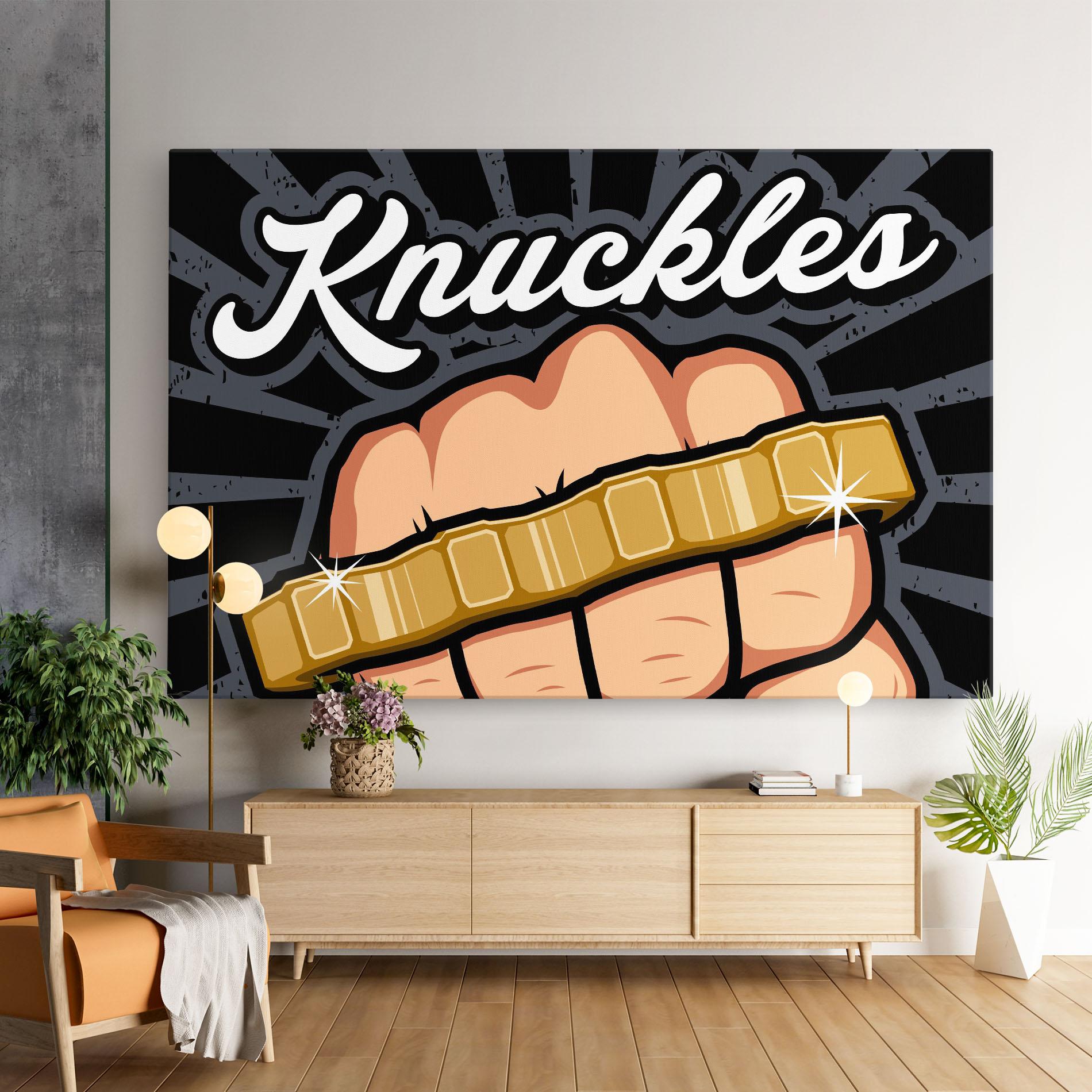 Картина на платно Knuckles mockup 9