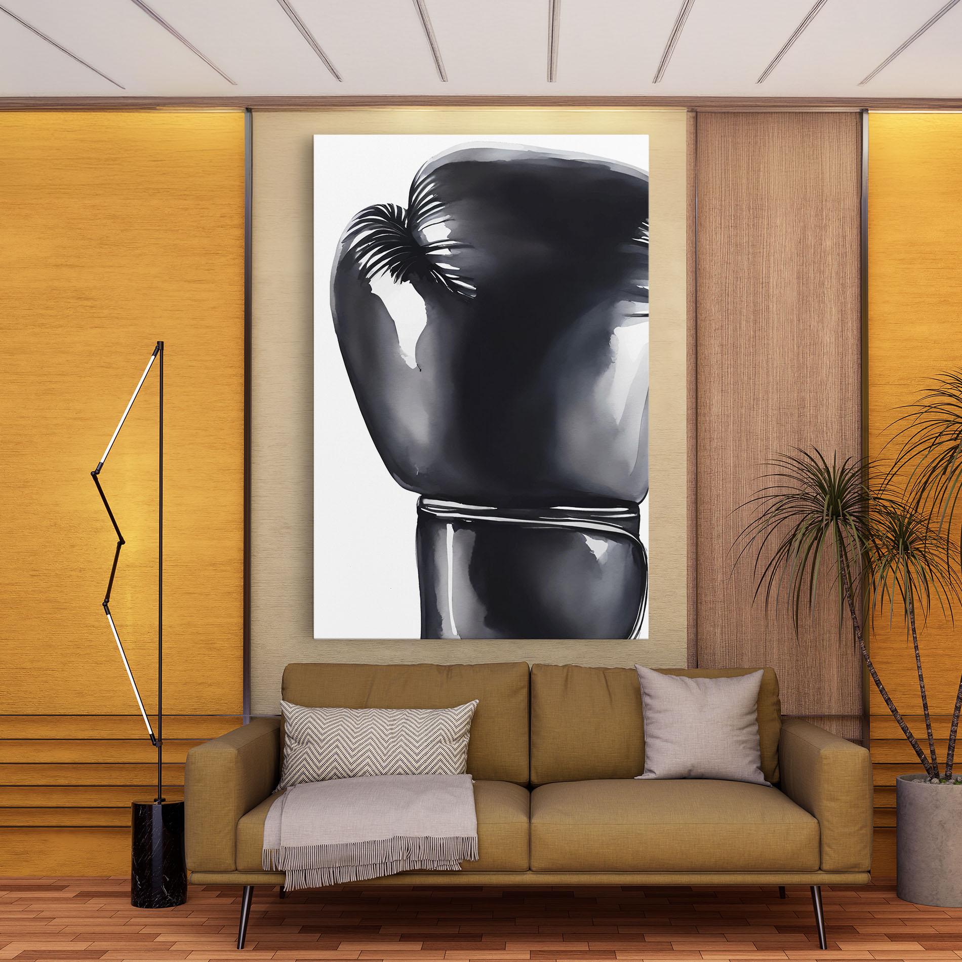 Картина на платно Black Box Glove mockup 9