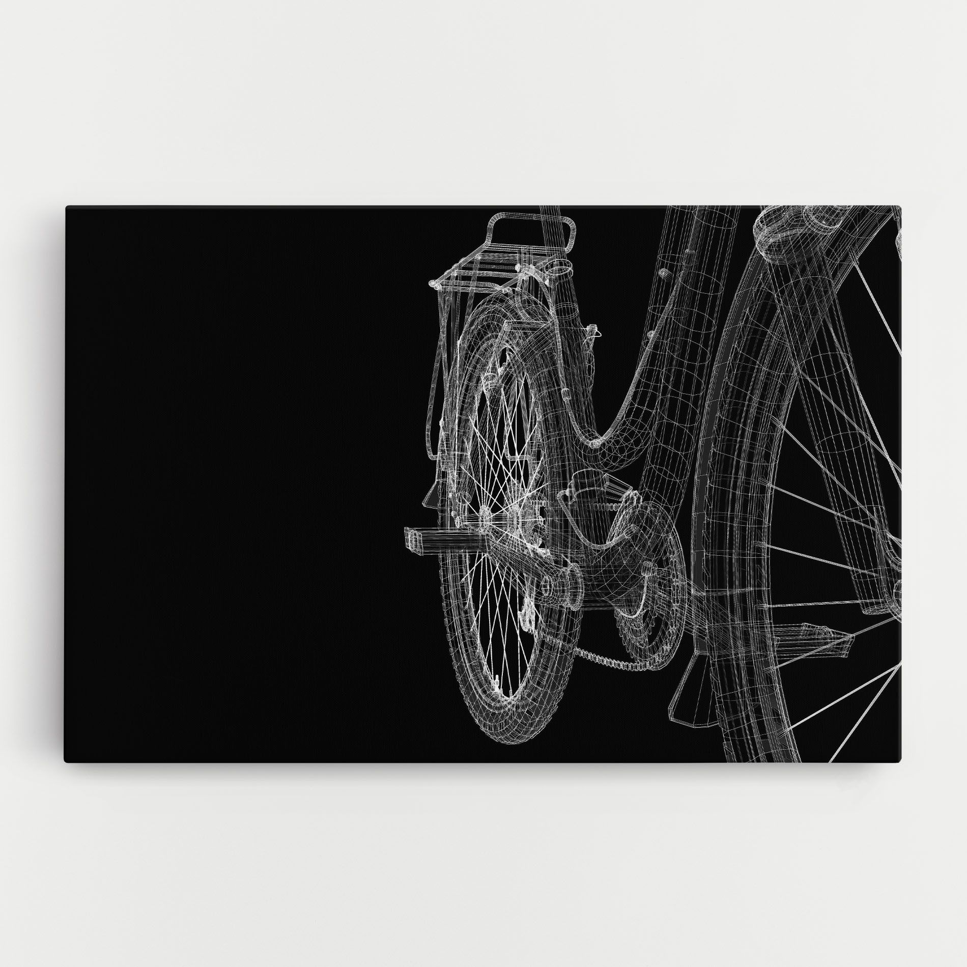 Bike Wire Model 3d mockup 0