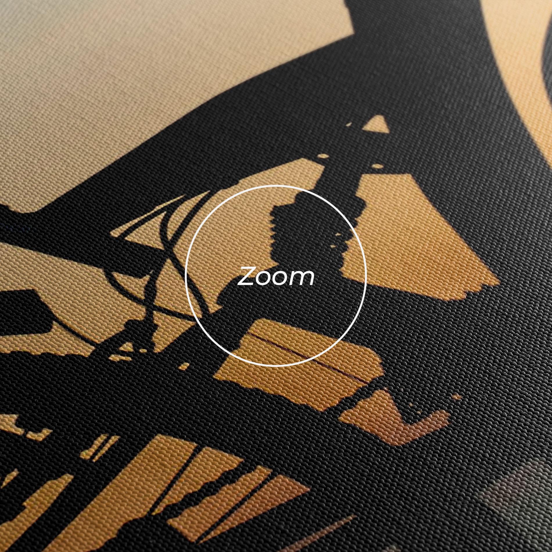 Картина на платно Beautiful Mtb Shilouette mockup 3