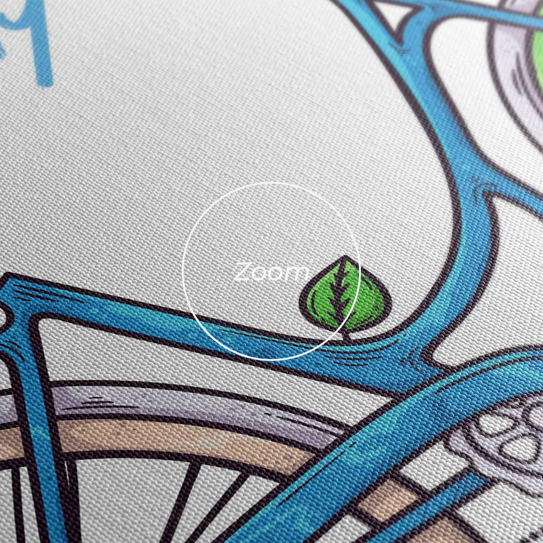 Картина на платно Free Day Bike mockup 3