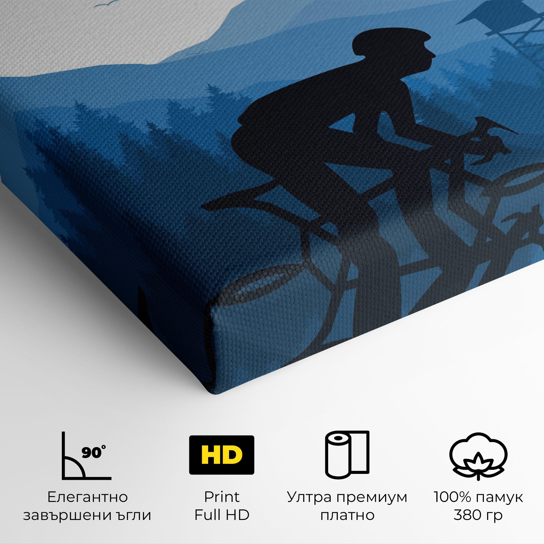 Blue Light Bike mockup 4