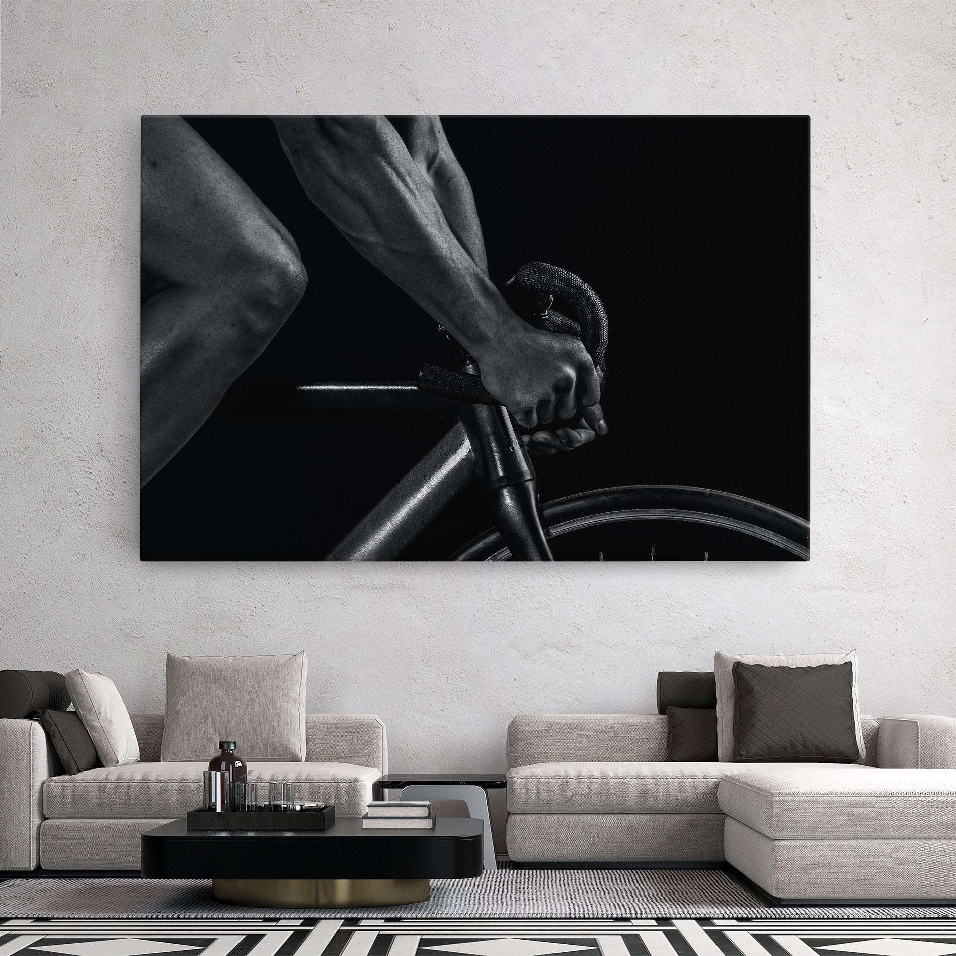 Картина на платно Bike Burst mockup 2