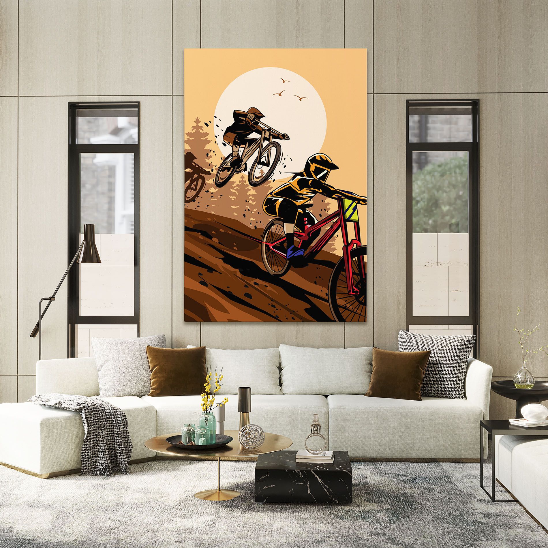 Downhill Bike mockup 2
