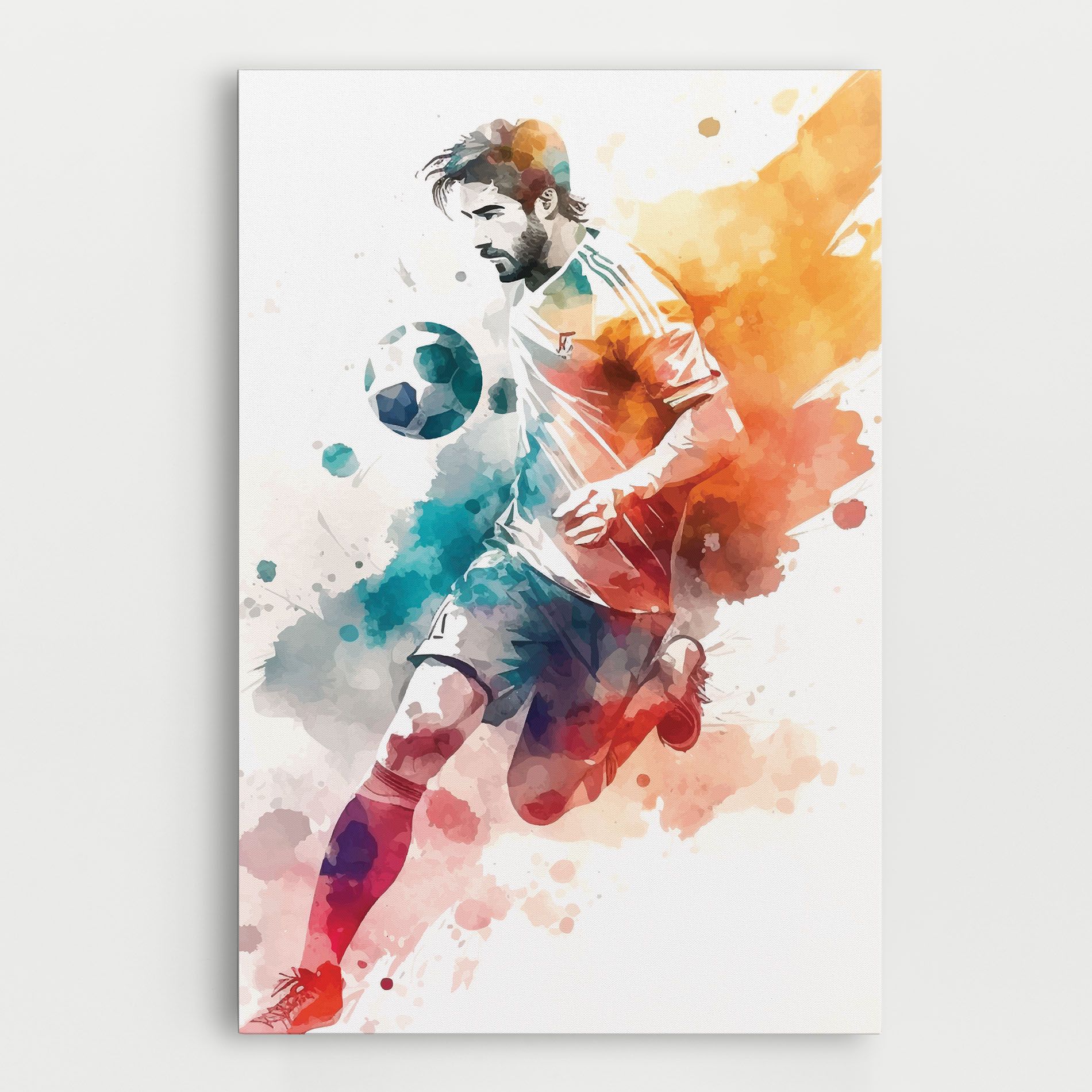 Football Watercolor mockup 0