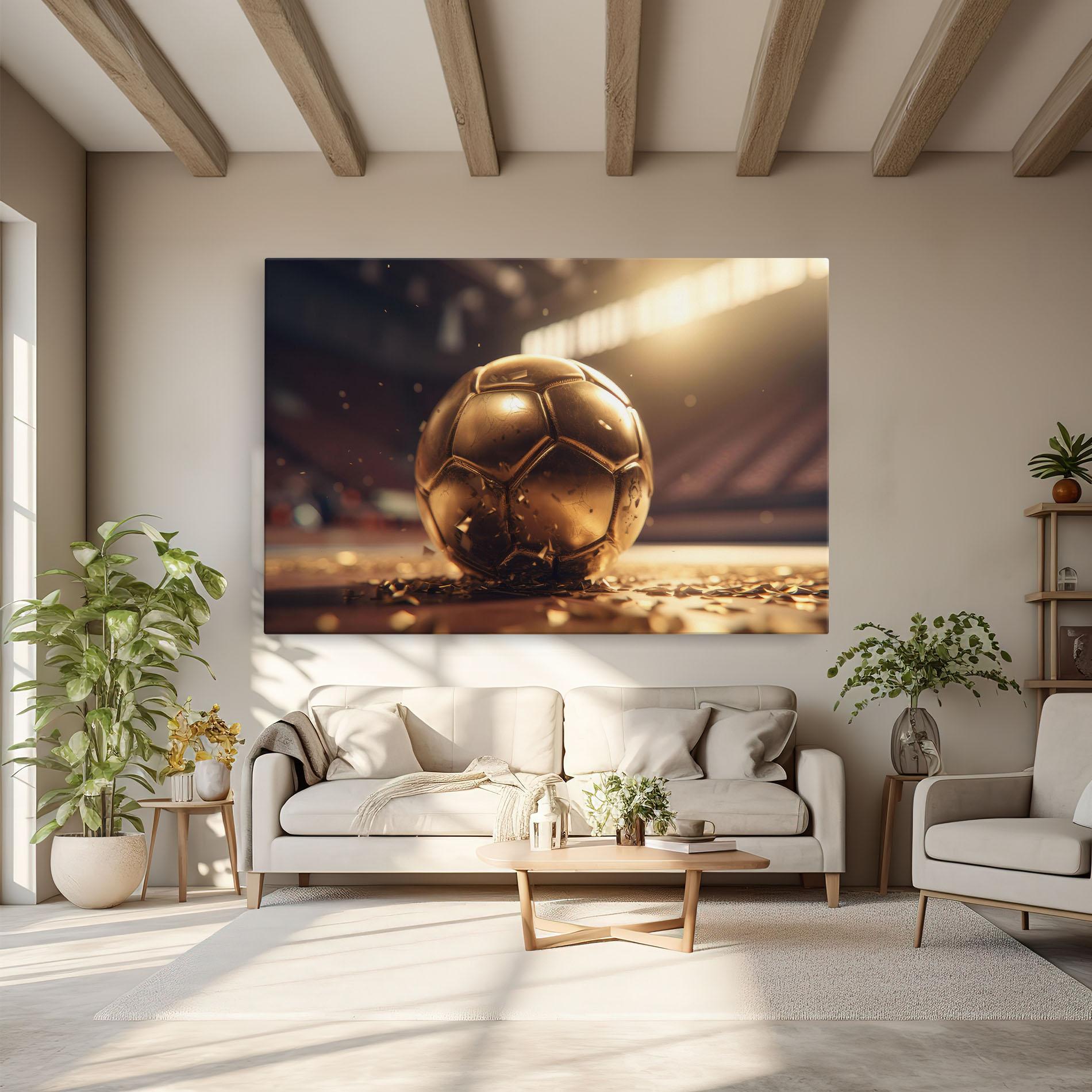 Картина на платно Award For Football mockup 6