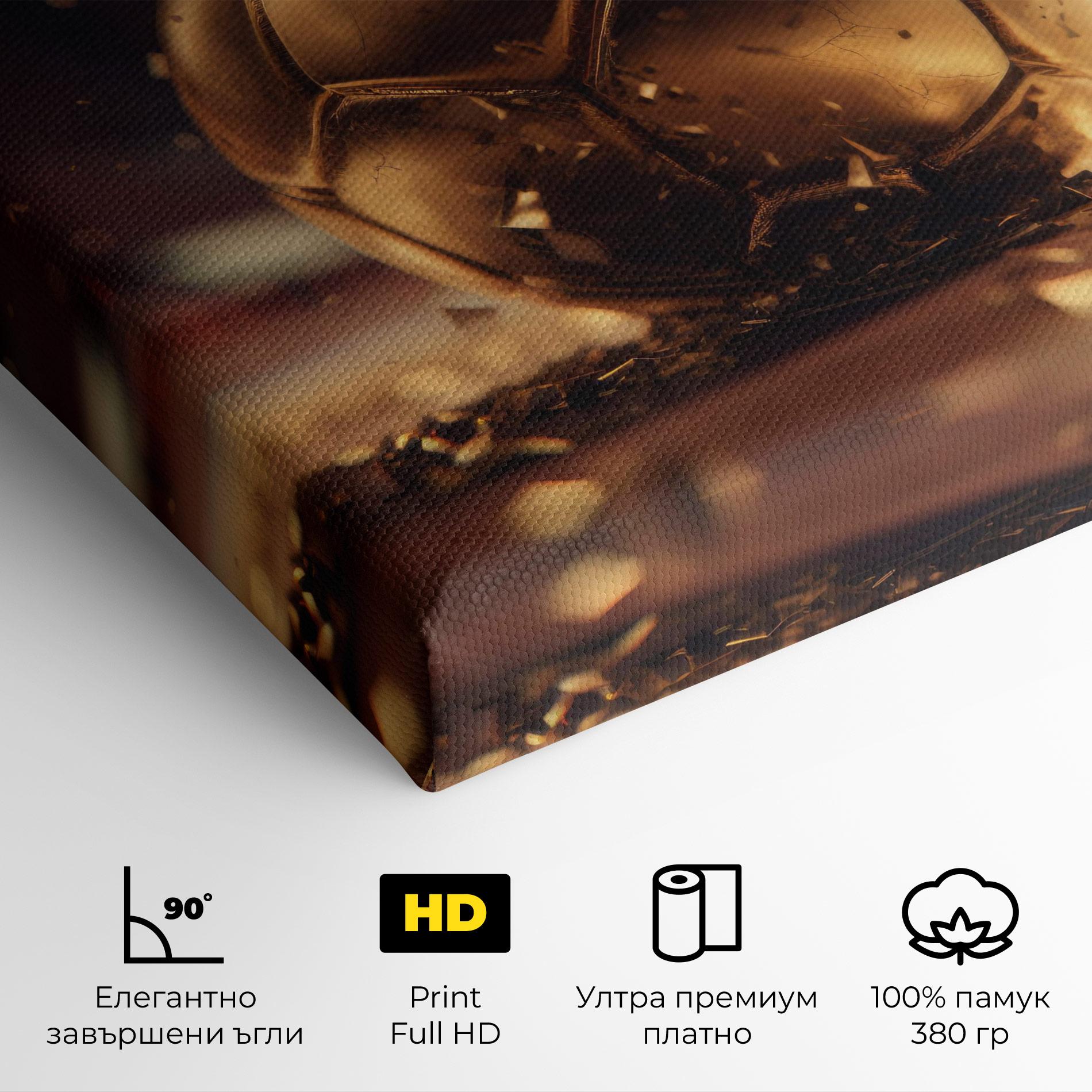 Картина на платно Award For Football mockup 4