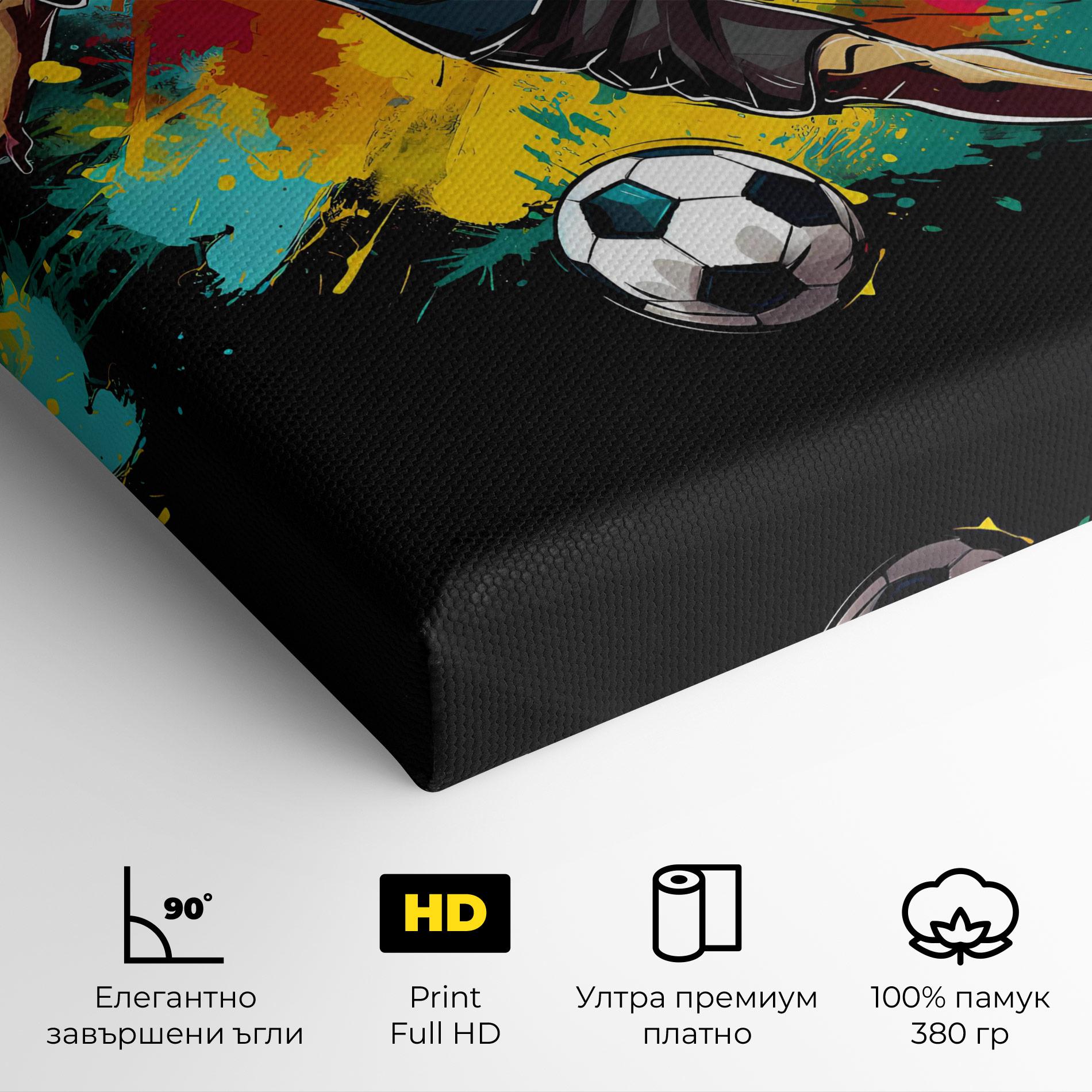 Картина на платно Foot Force mockup 4