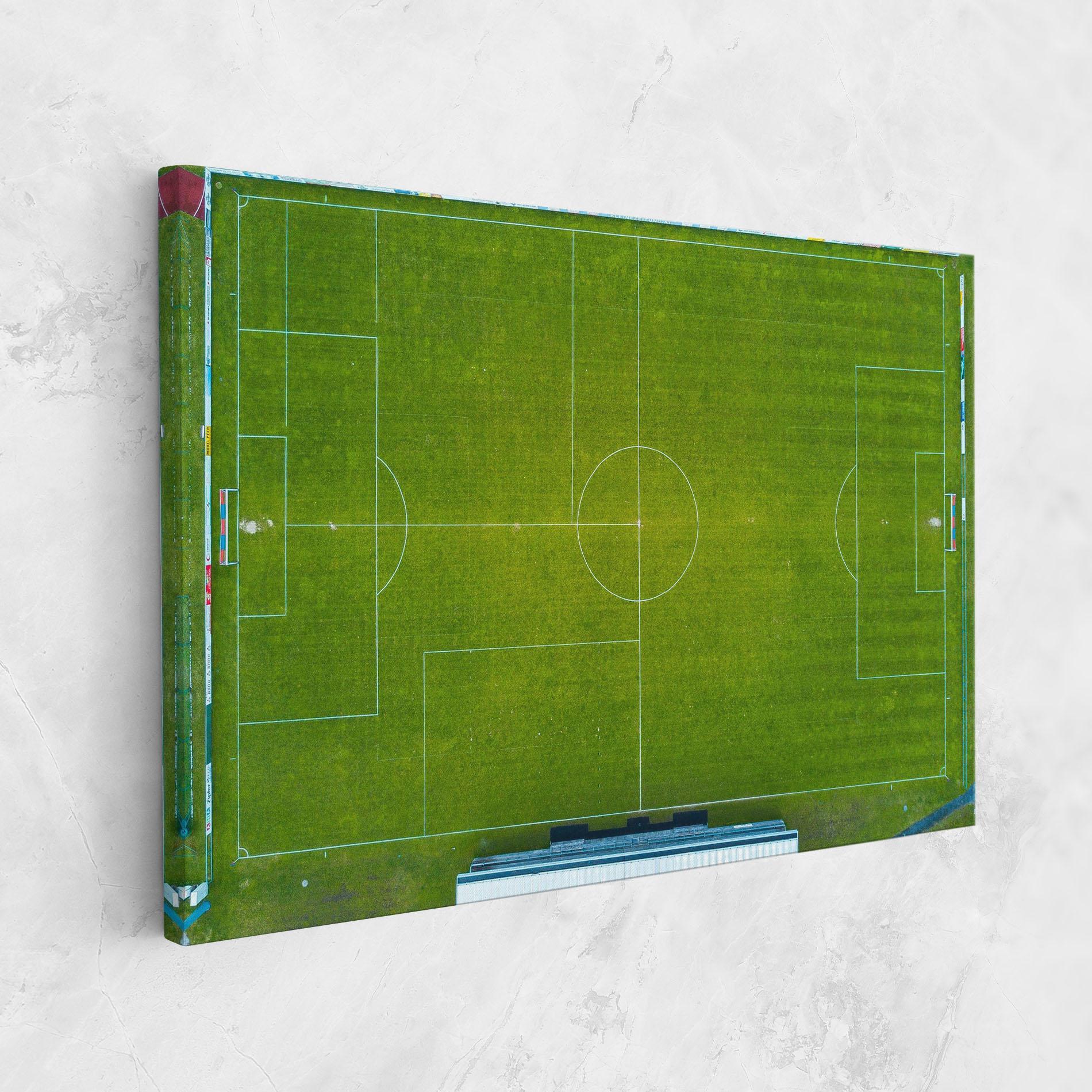 Картина на платно Green Football Field mockup 1