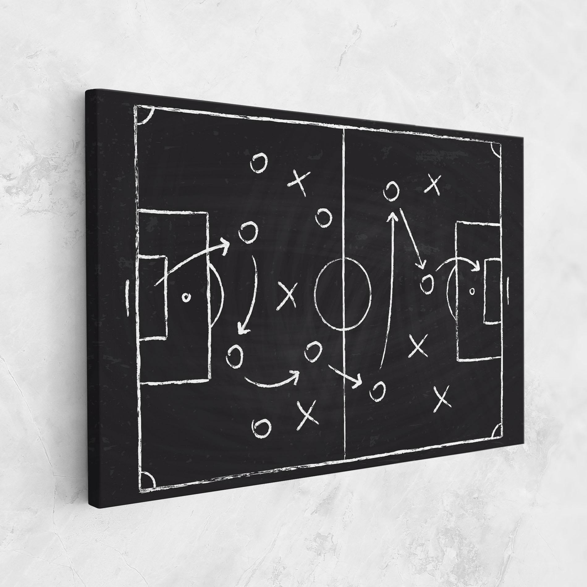 Картина на платно Grey Board Football mockup 1