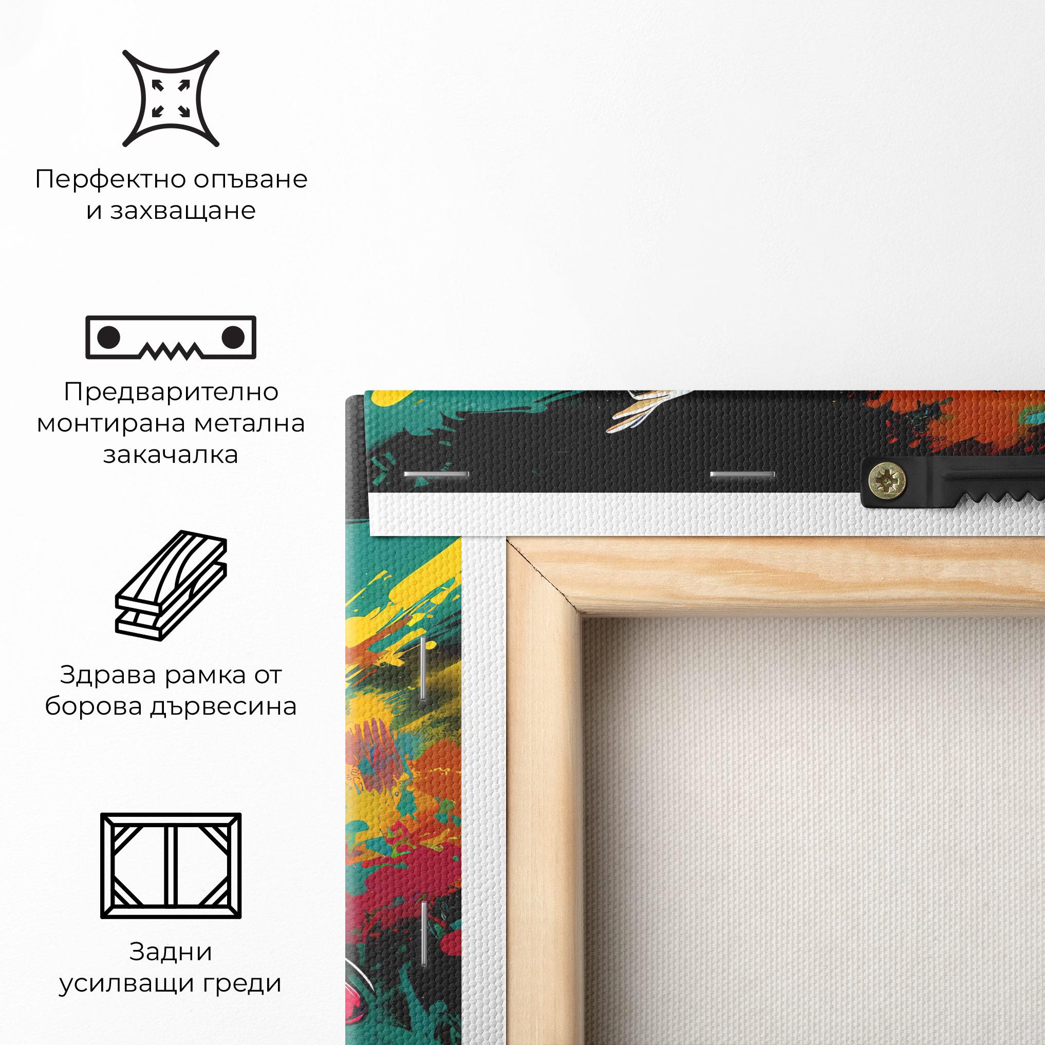 Картина на платно Foot Force mockup 5