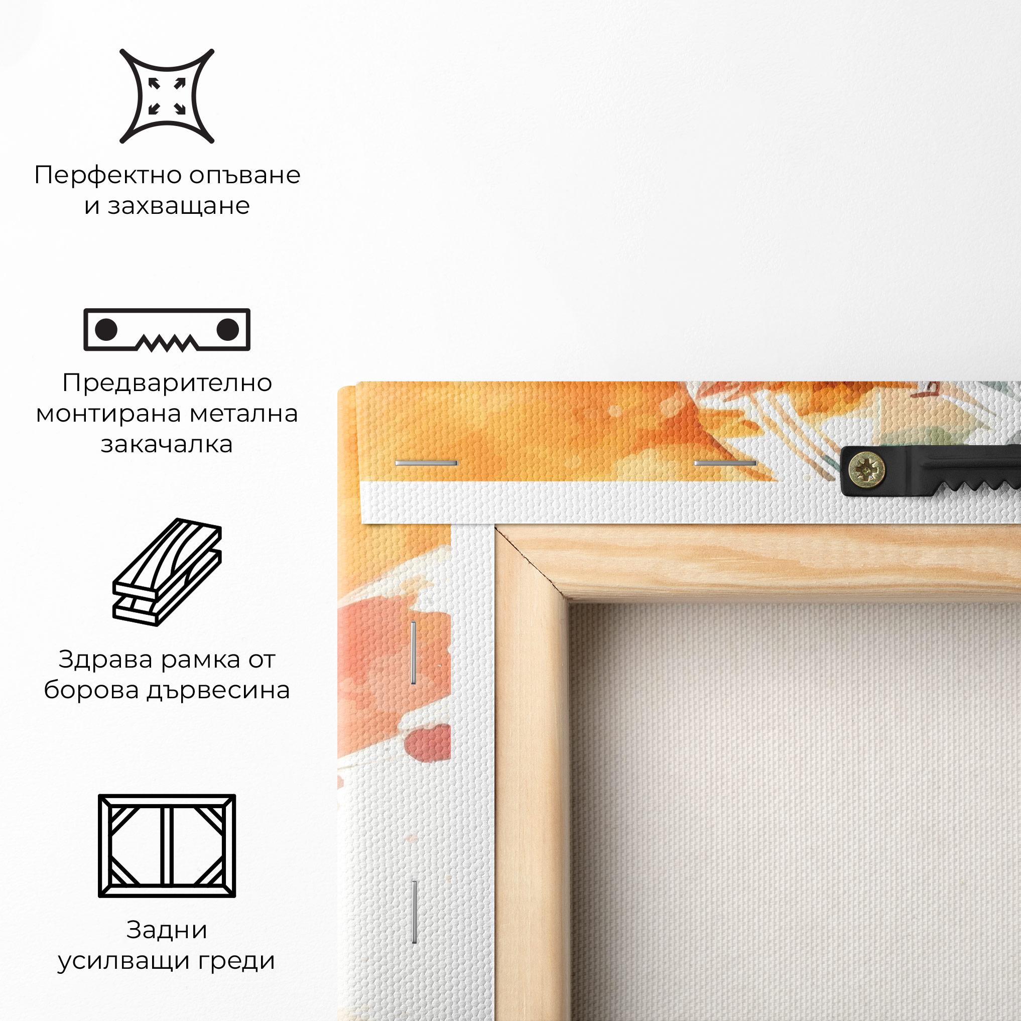 Картина на платно Football Watercolor mockup 5