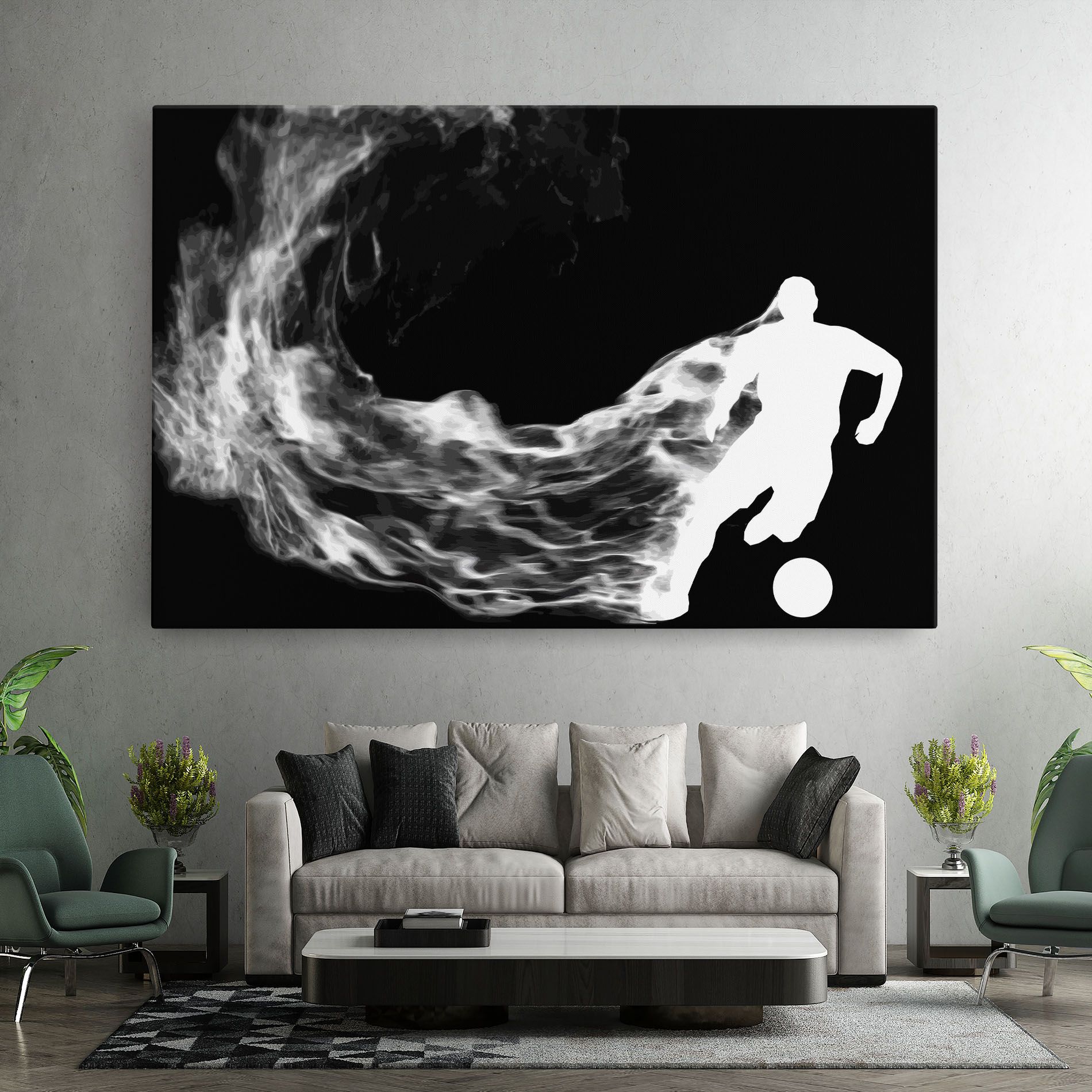 Football White Smoke mockup 7