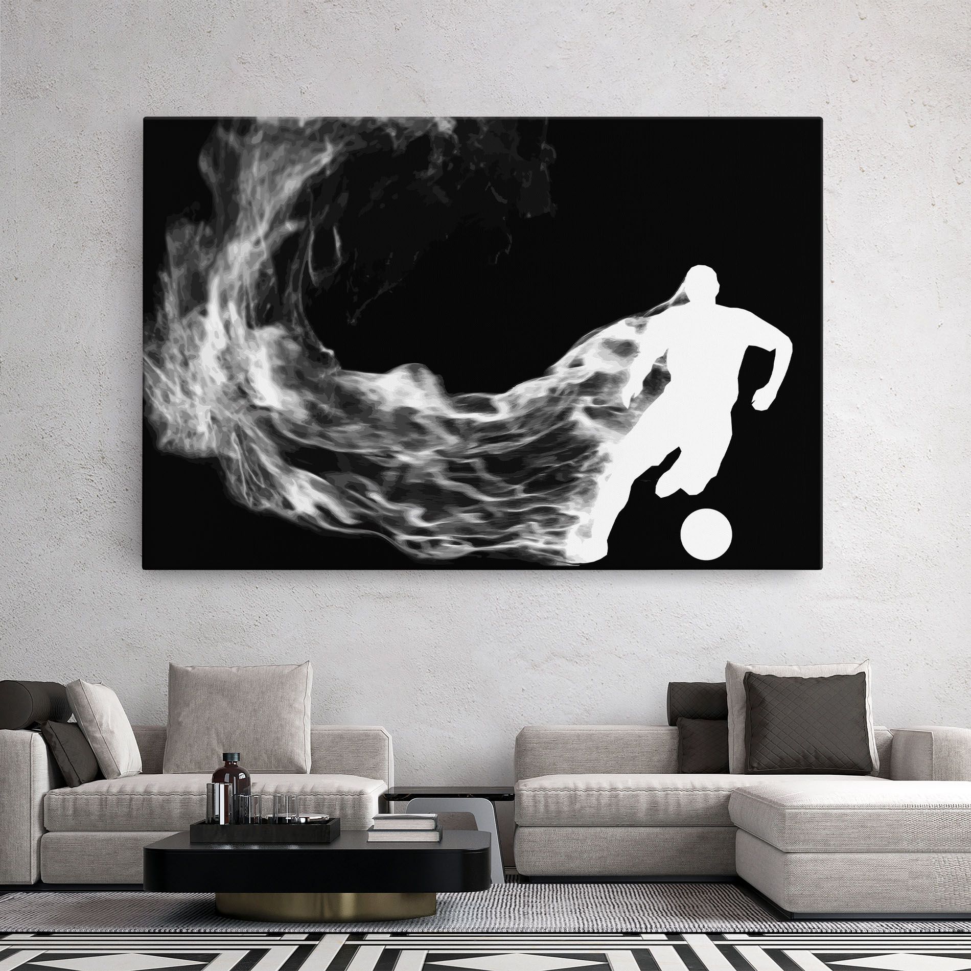 Football White Smoke mockup 2