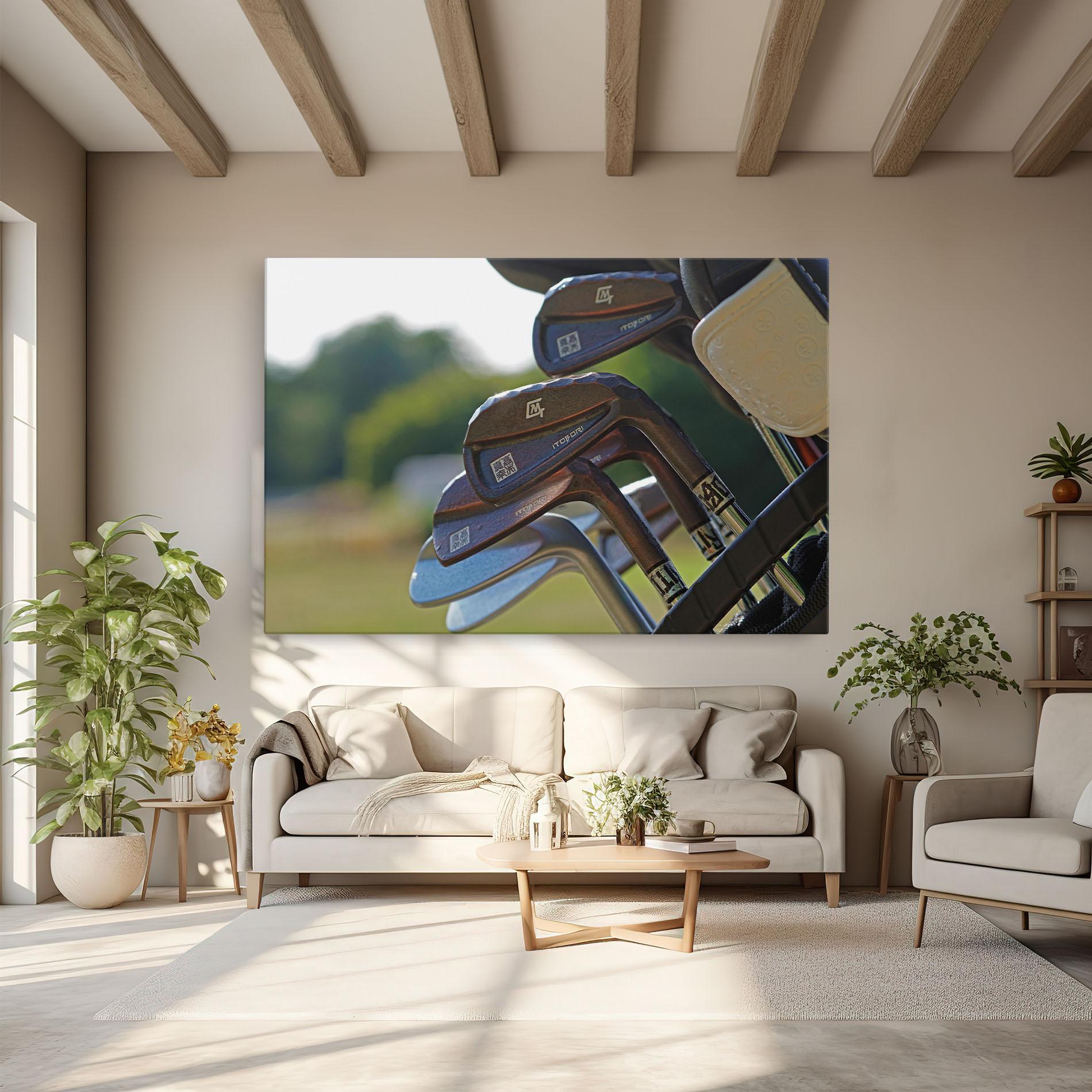 Картина на платно Brown Golf Club mockup 6