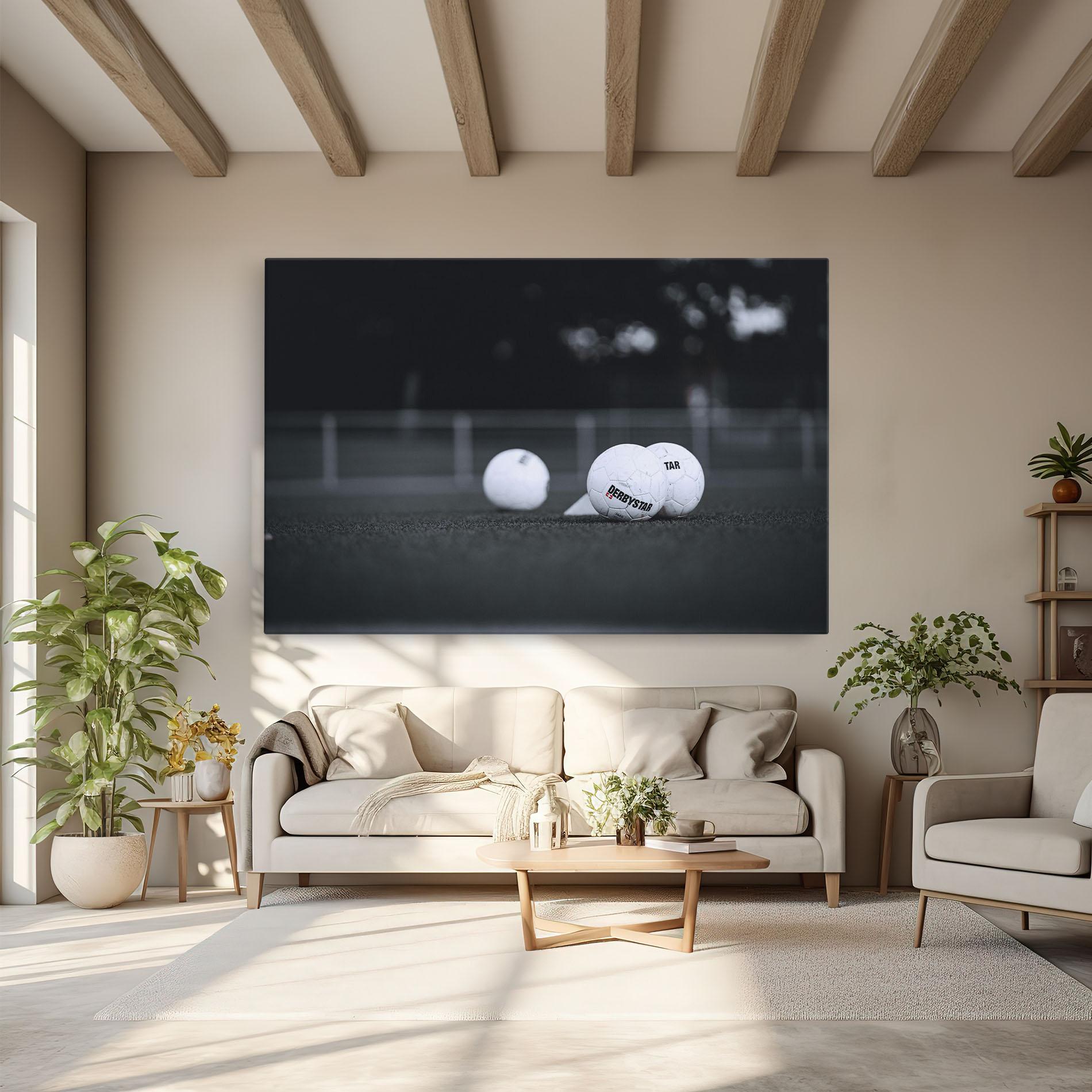 Картина на платно Golf Ball On Grey mockup 6