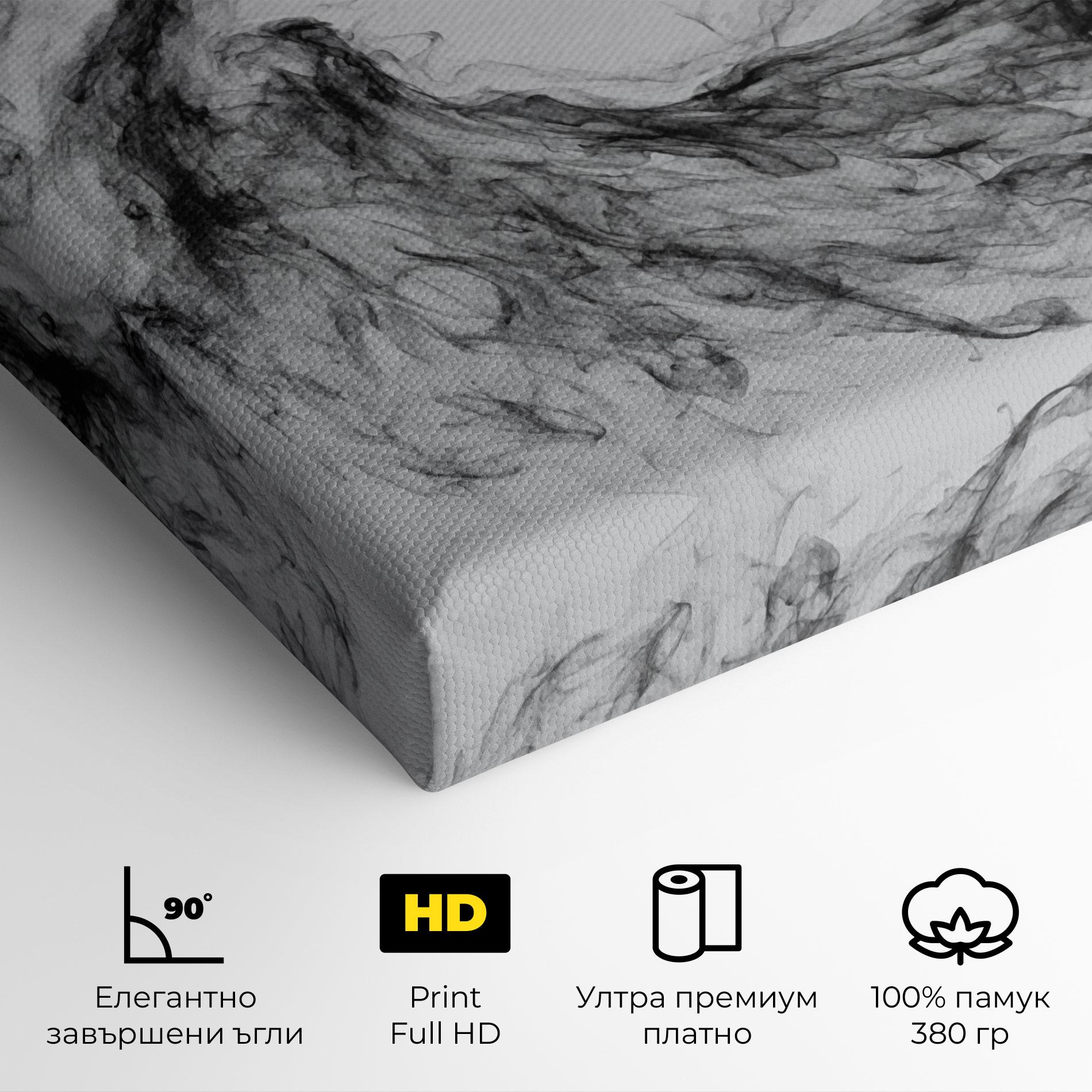 Картина на платно Black Smoke Golf mockup 4