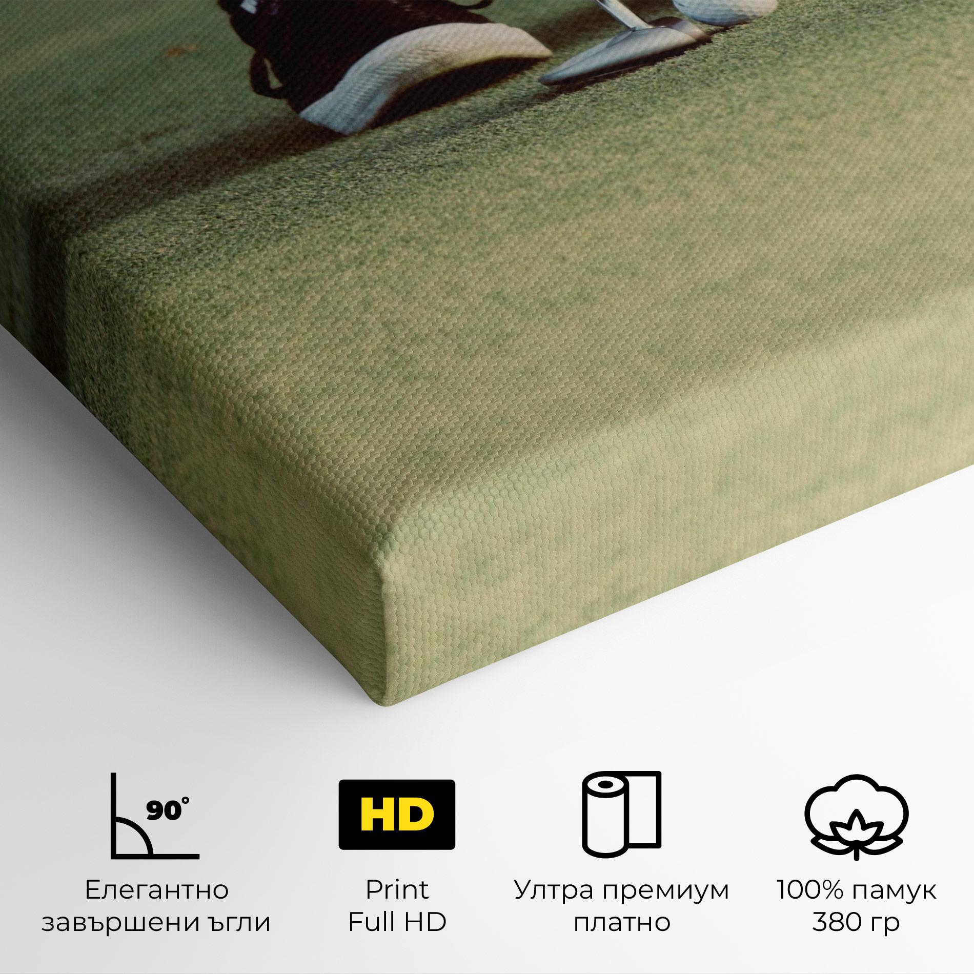 Картина на платно Converse Golf Ball mockup 4