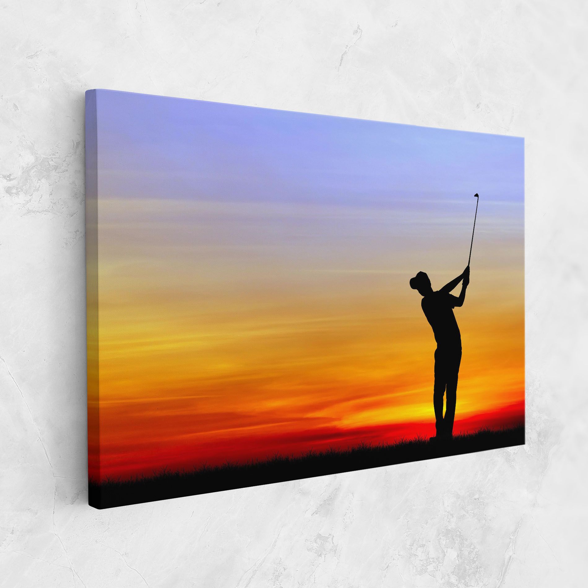 Playing Golf Sunrise mockup 1