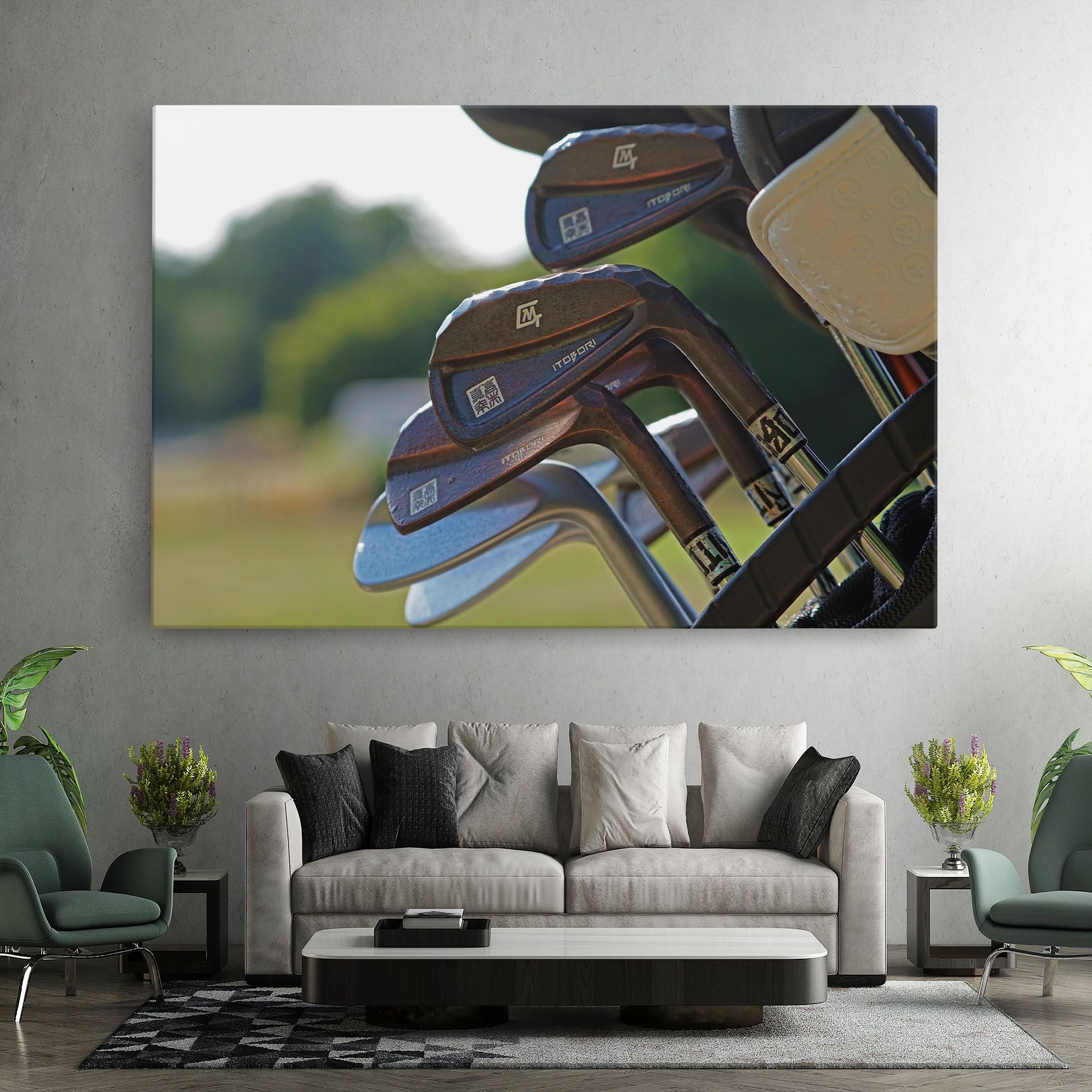 Brown Golf Club mockup 7