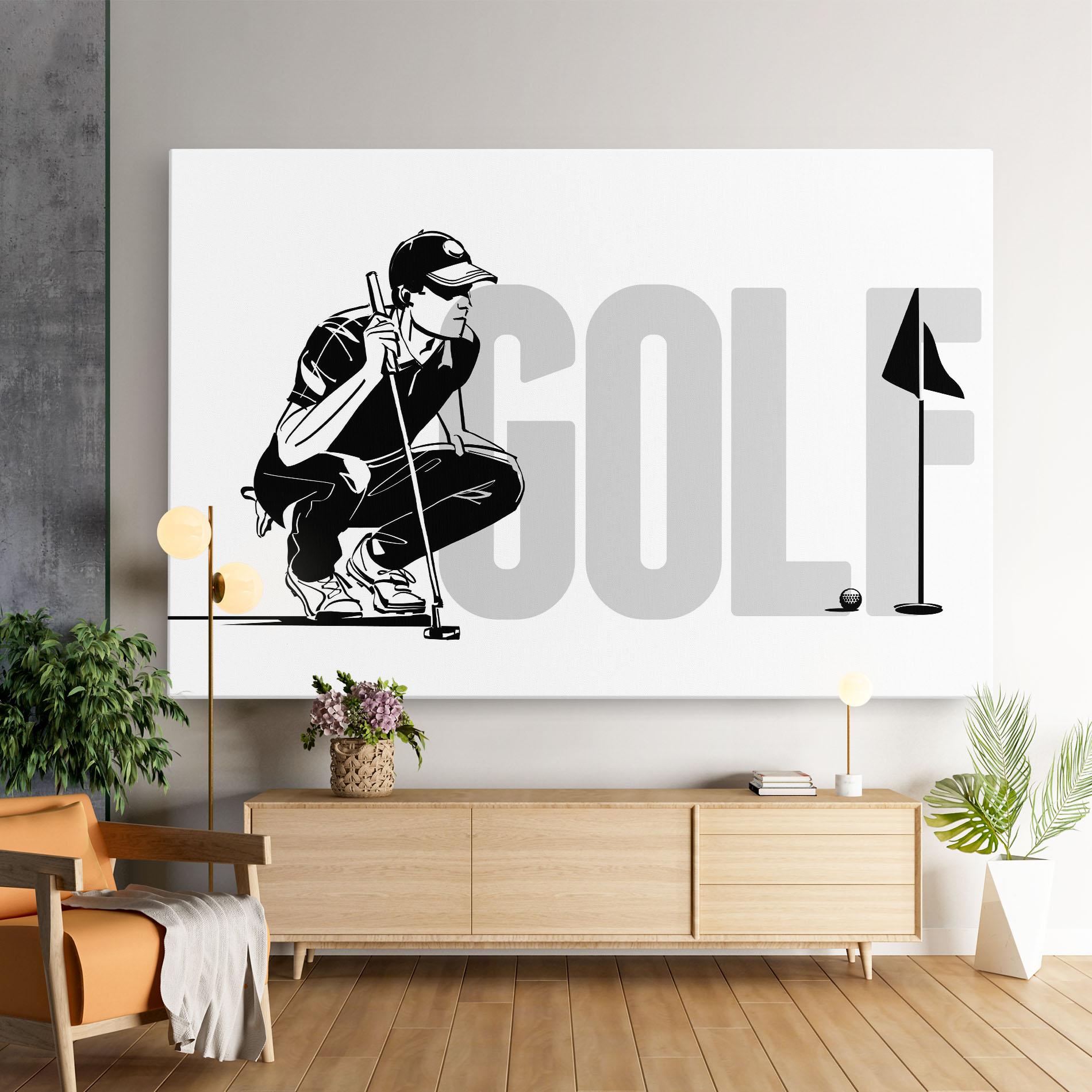 Картина на платно Golf mockup 9