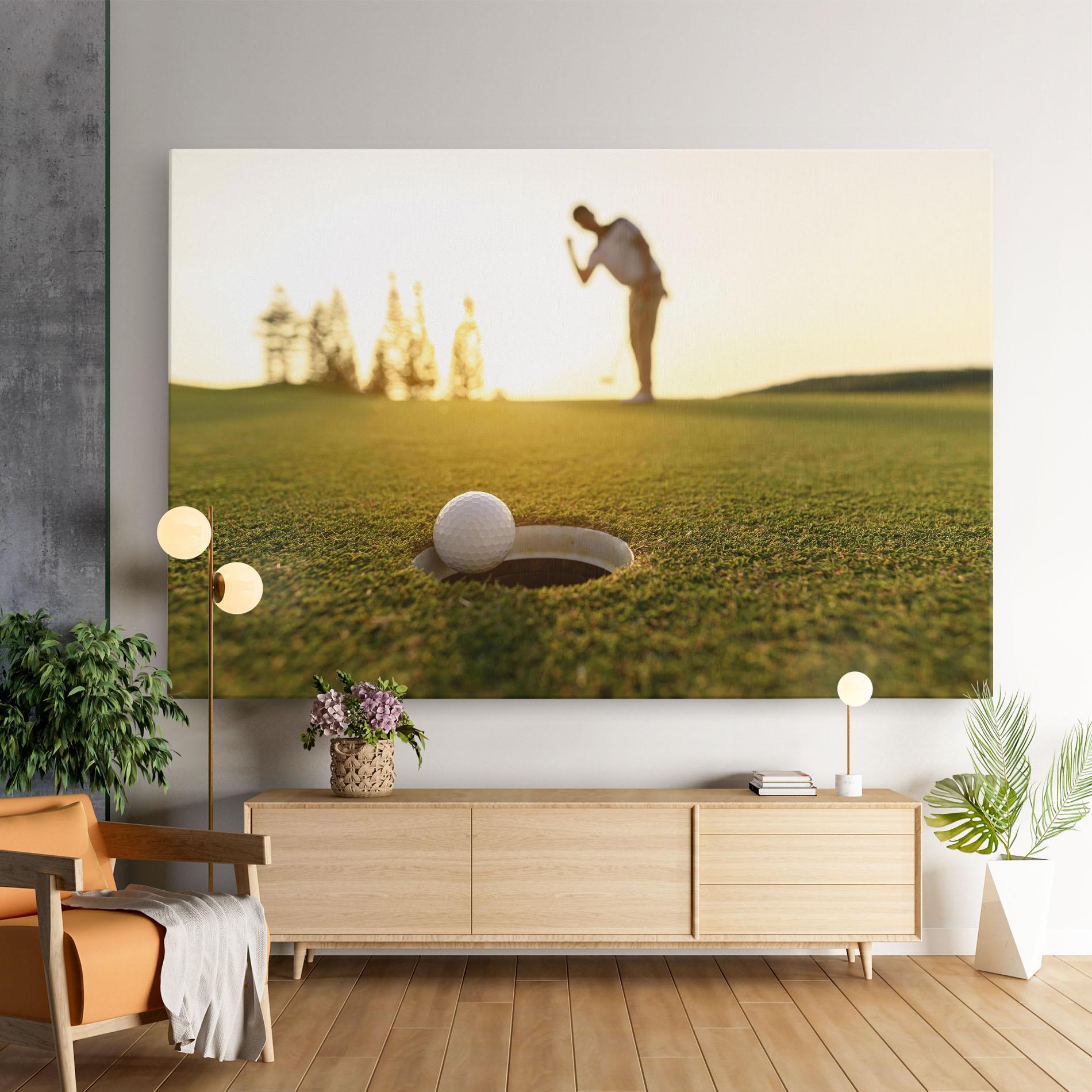 Картина на платно Golfer Concept mockup 9