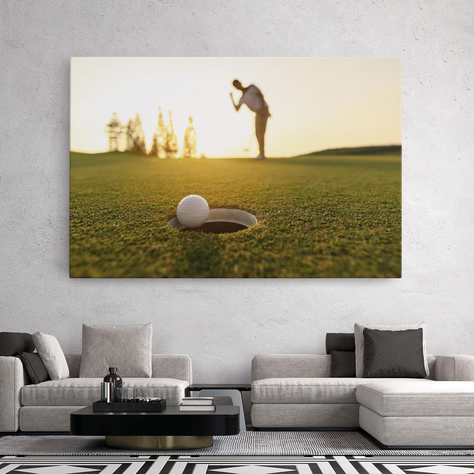 Картина на платно Golfer Concept mockup 2