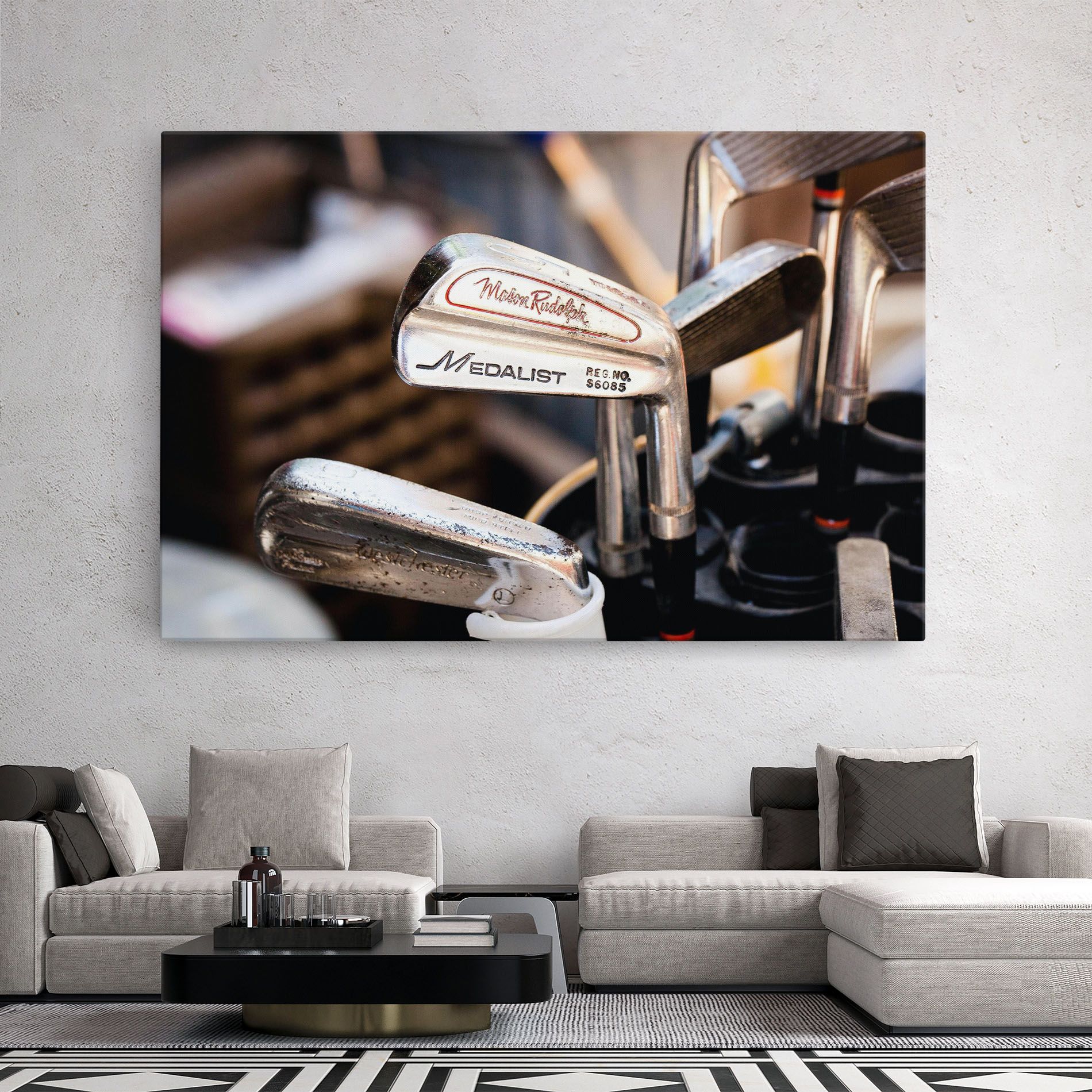 Silver Golf Club mockup 2