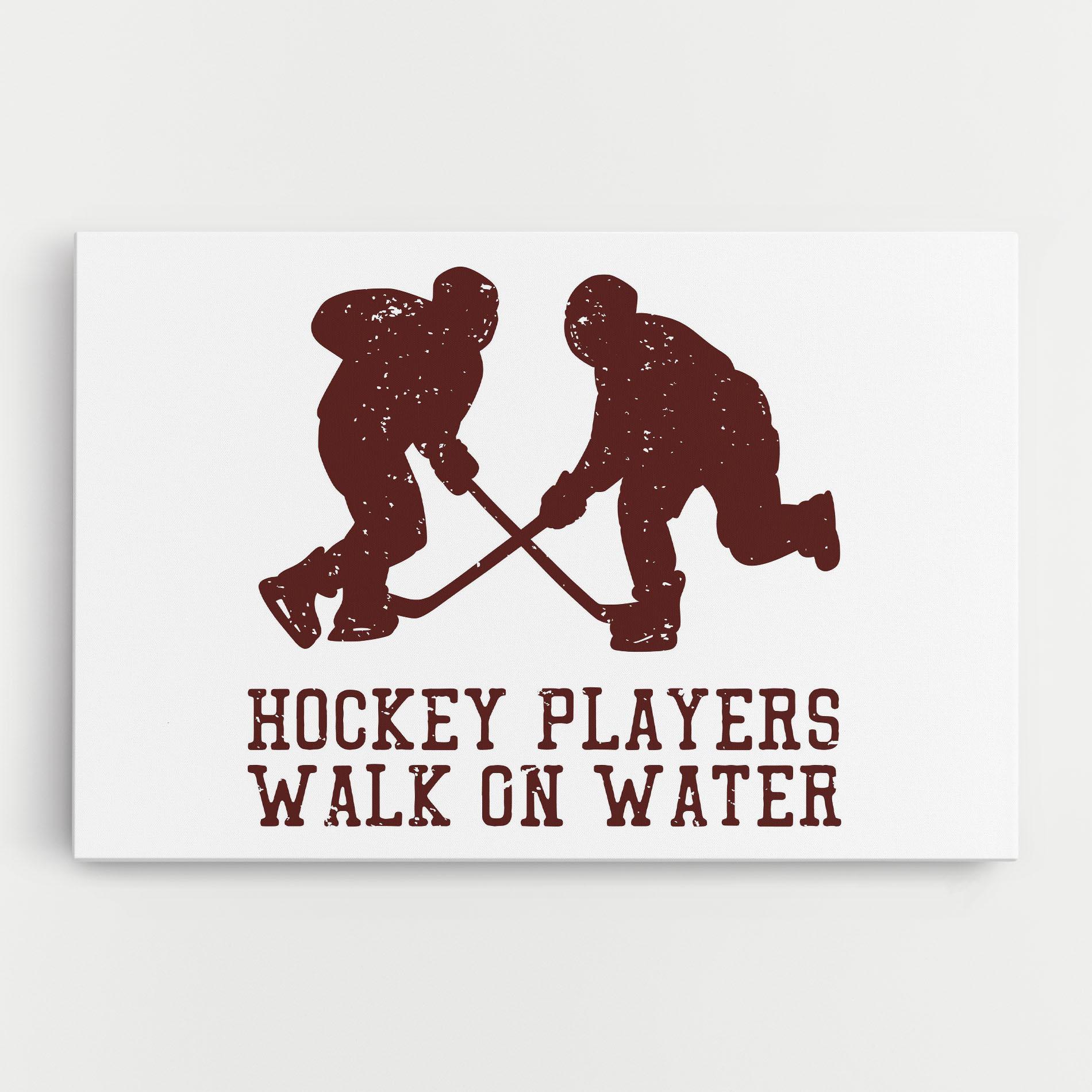Картина на платно Hockey Walk mockup 0