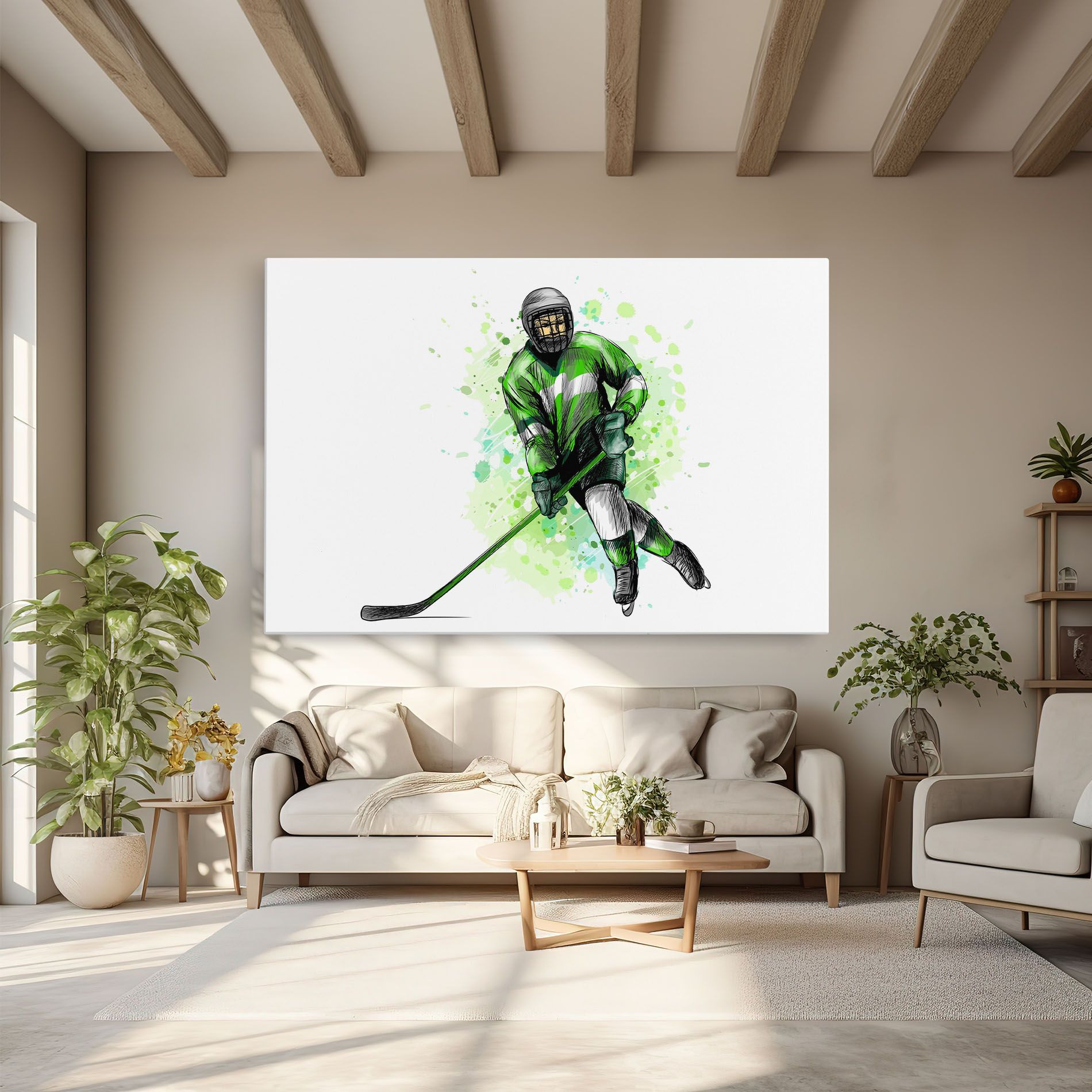 Green Hockey mockup 6