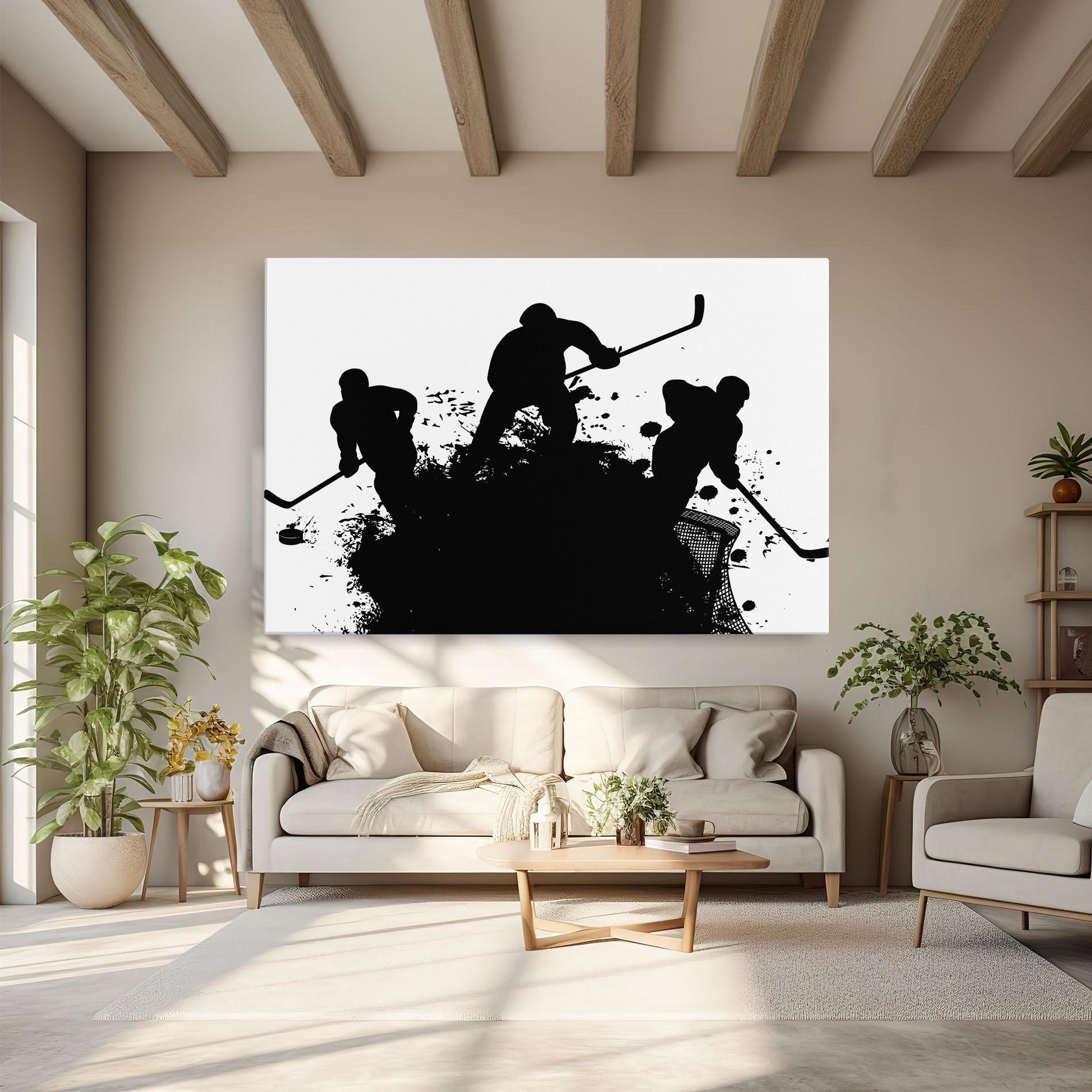 Картина на платно Hockey Tree mockup 6