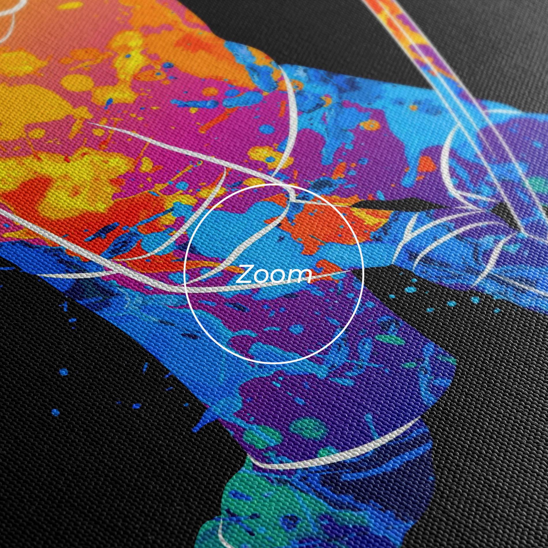 Картина на платно Color Mix Hockey mockup 3