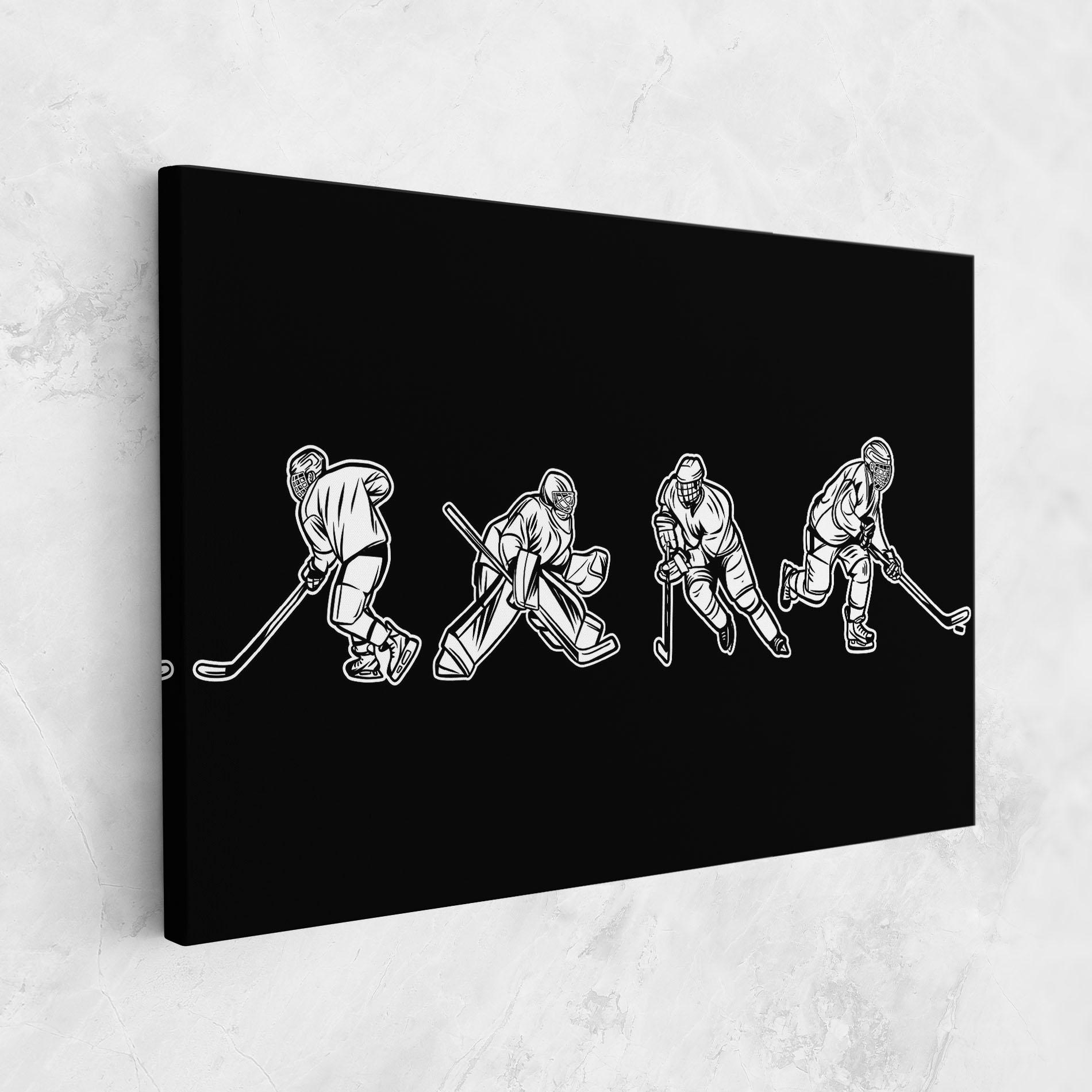 Картина на платно Hockey Four mockup 1