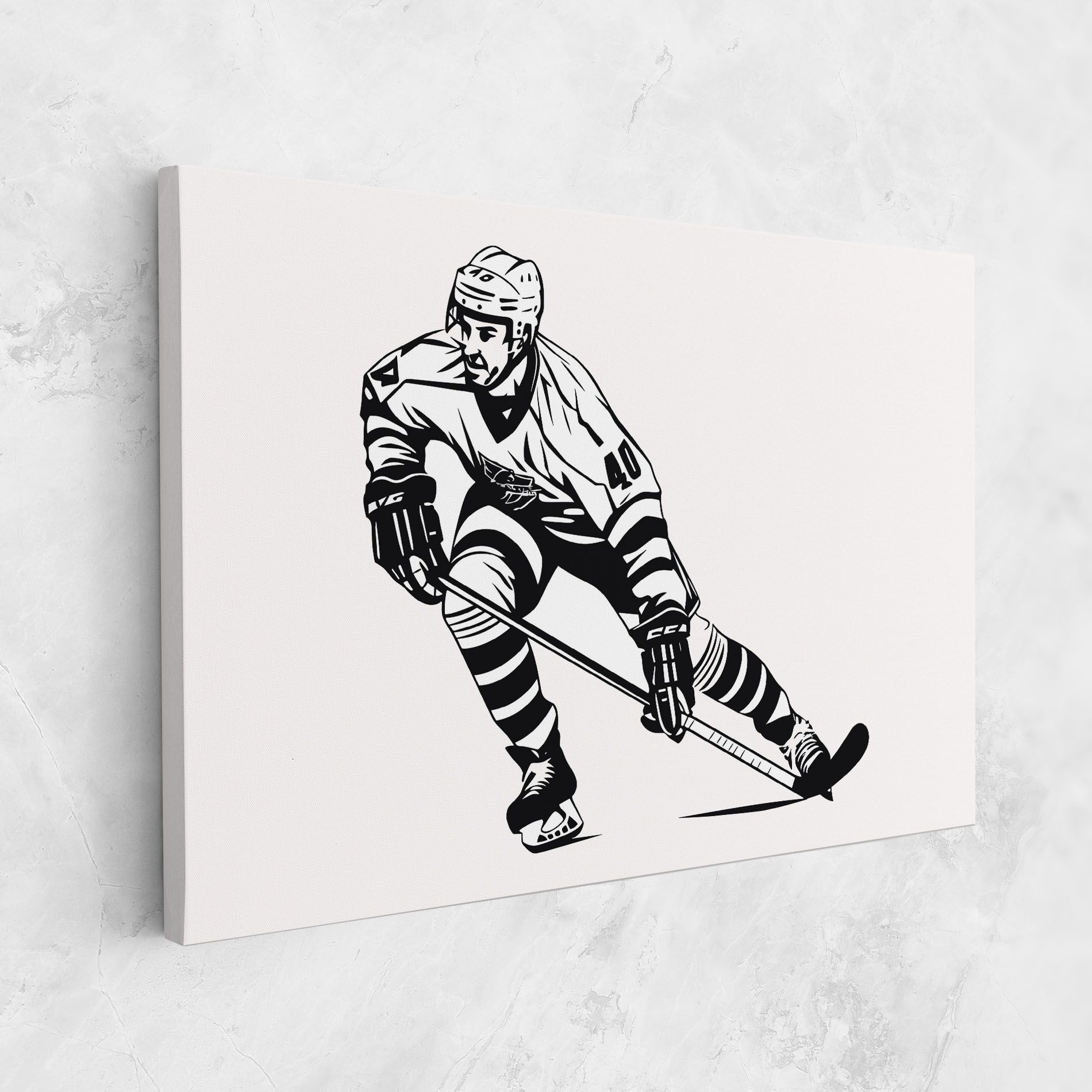 Hockey Player mockup 1