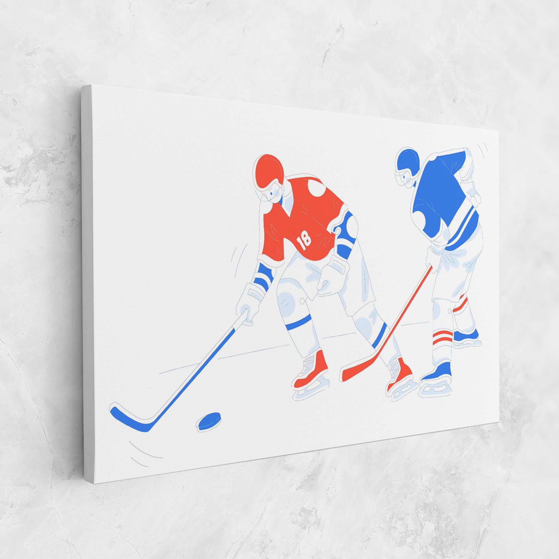 Orange Blue Hockey mockup 1