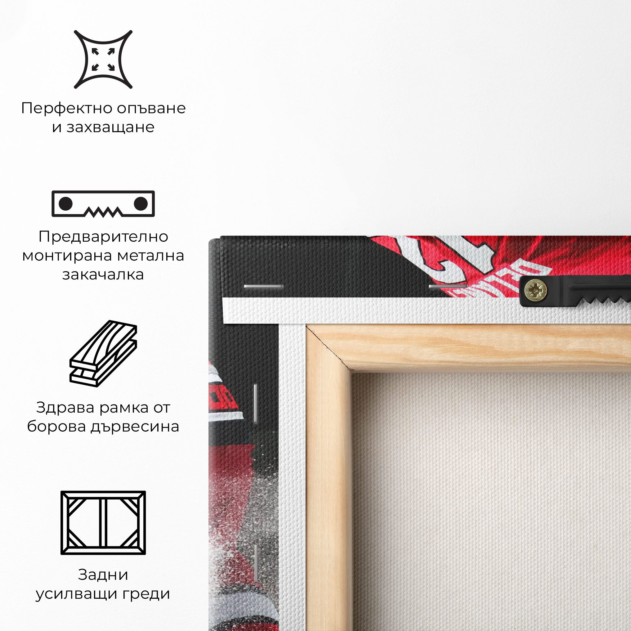 Red Hokey Player mockup 5